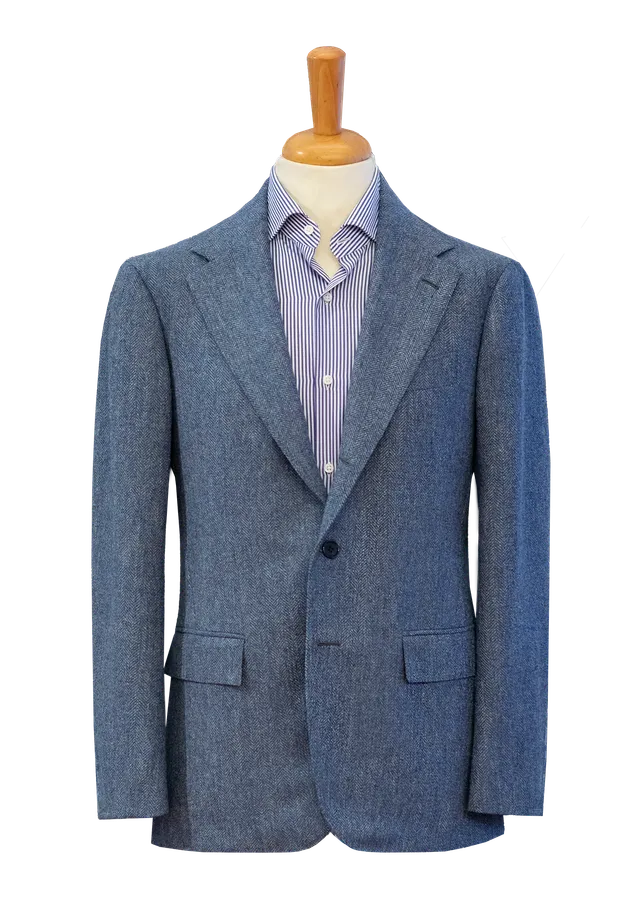 Stefano Bemer Blazers SV2108 blazer azzurro spigato