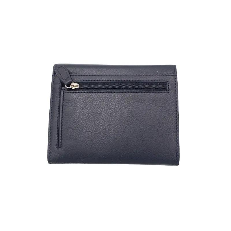Sandro Barbera Portafogli portafoglio donna blu pelle nappa