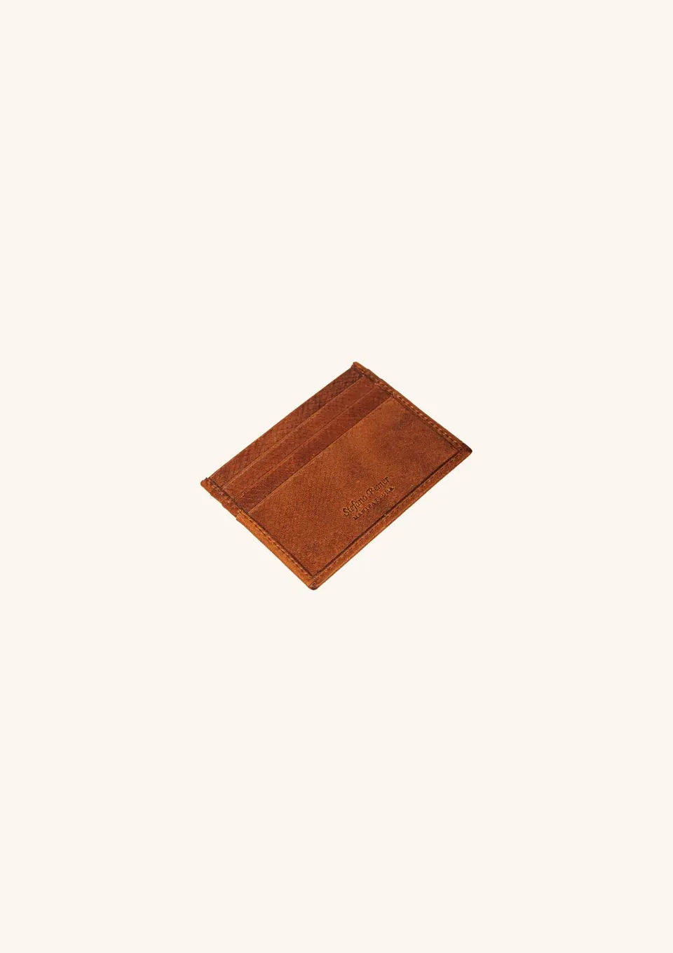 Stefano Bemer Bags portafoglio pelle marrone WCARD