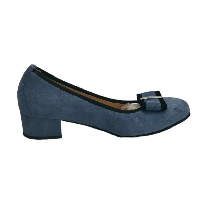 Sandro Barbera Stringate Donna 441 décolleté denim camoscio