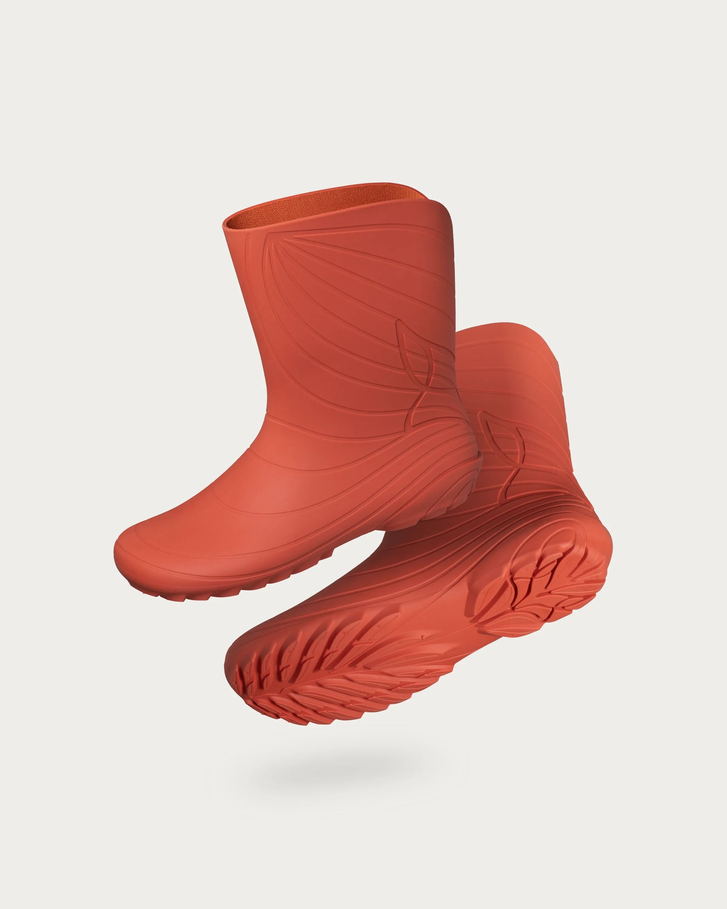 Wildling Shoes Ranidae Orange stivali pioggia vegan