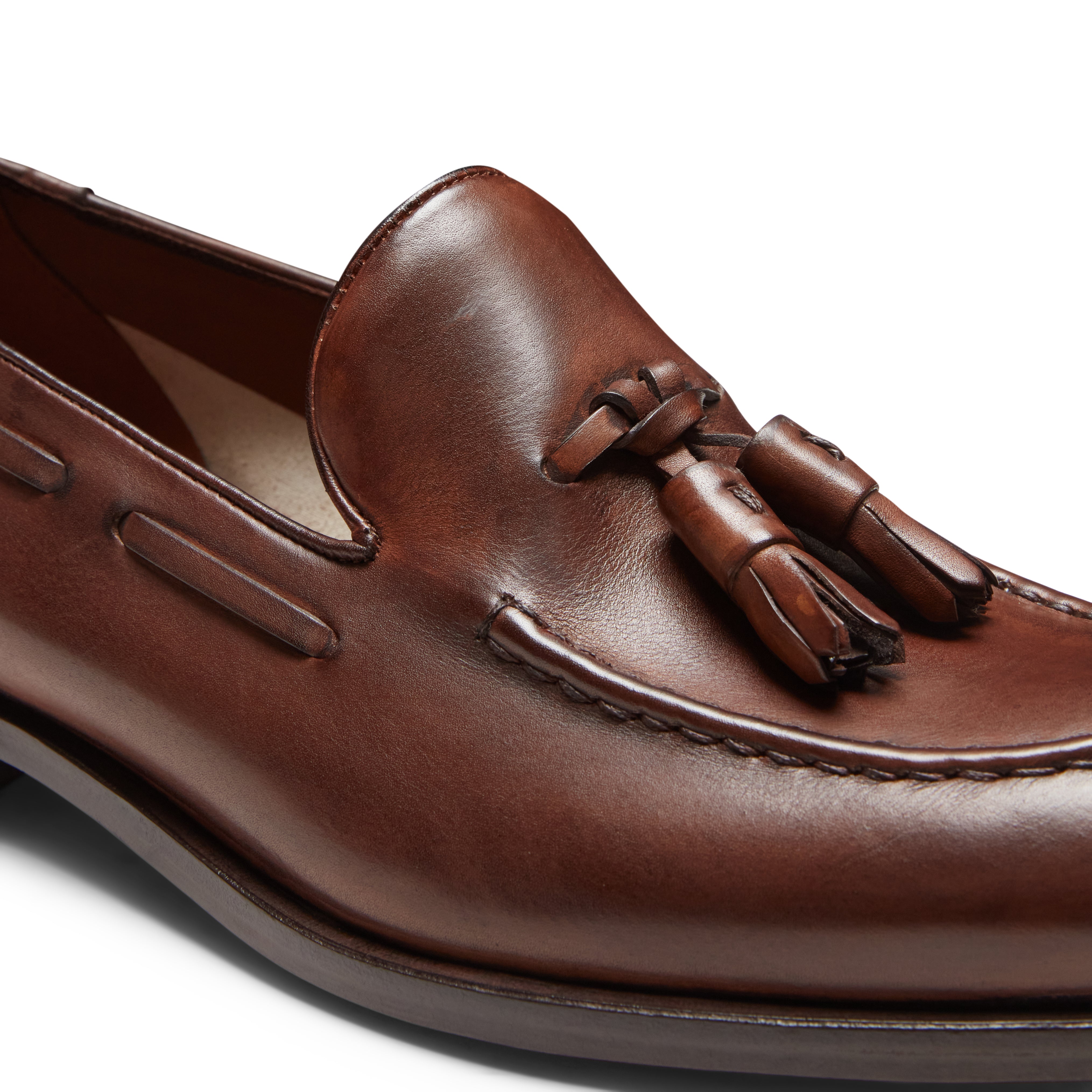 F.lli Rossetti Brera 12745 mocassino pelle uomo tabacco