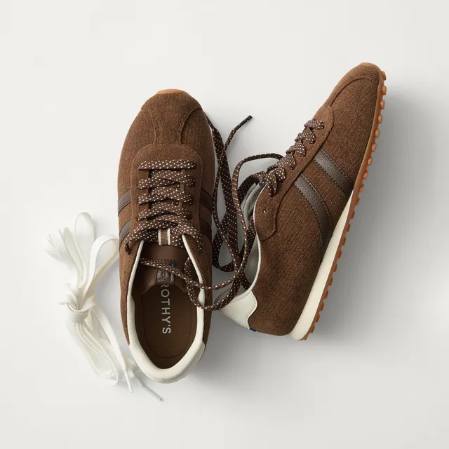 Rothy's The Ivy Sneaker sneakers donna ReVelvet Cinnamon marrone