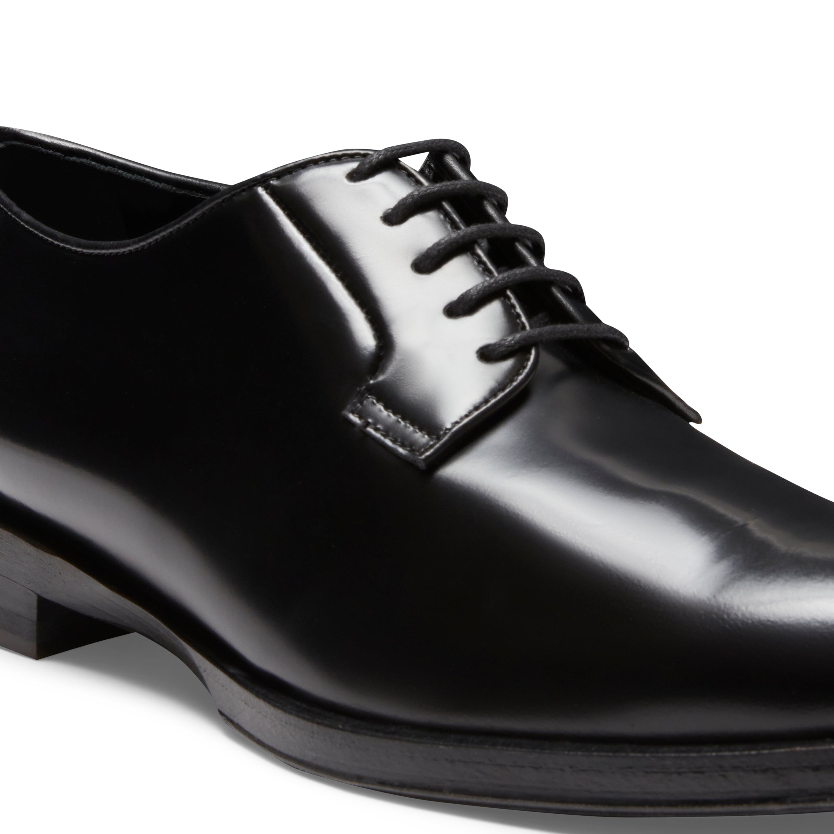 F.lli Rossetti 68311 Derby Pelle Nero Look Mannish