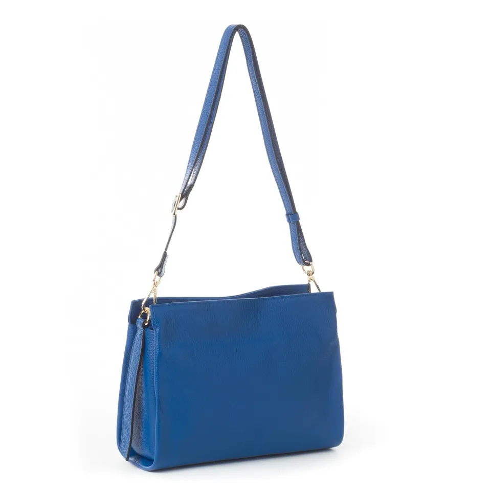 Sandro Barbera C16 borsa donna bluette pelle 25x18
