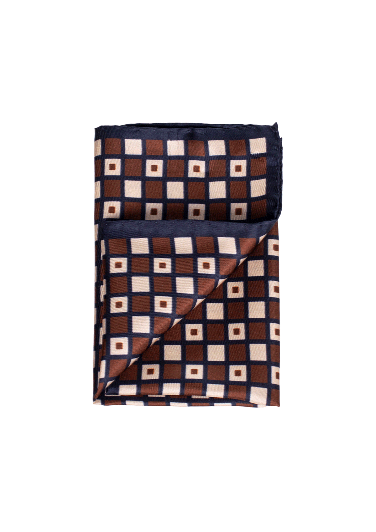Stefano Bemer SV5004/A pochette seta ruggine