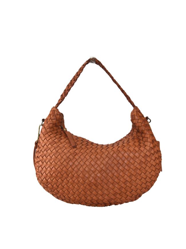 Sandro Barbera BAUF55861 Borsa Spalla Cuoio Intrecciata