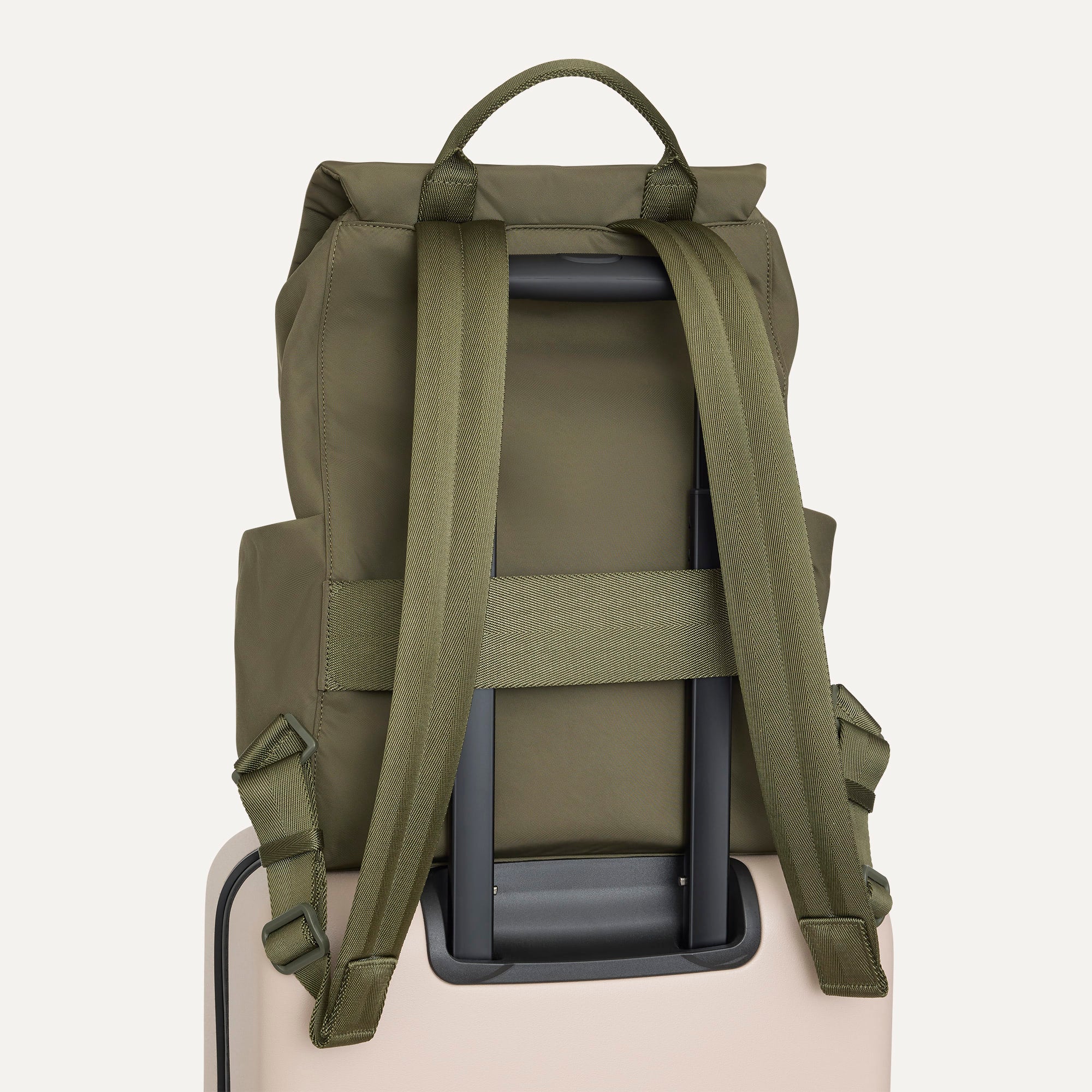 Rothy's The Travel Cinch Backpack zaino Forest verde