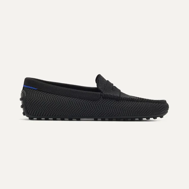 Rothy's The Men's Driver mocassino Carbon Herringbone knit