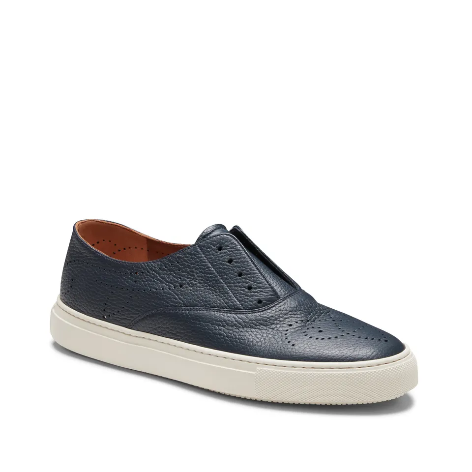 F.lli Rossetti 45813 Sneaker Hobo Sport pelle navy senza lacci