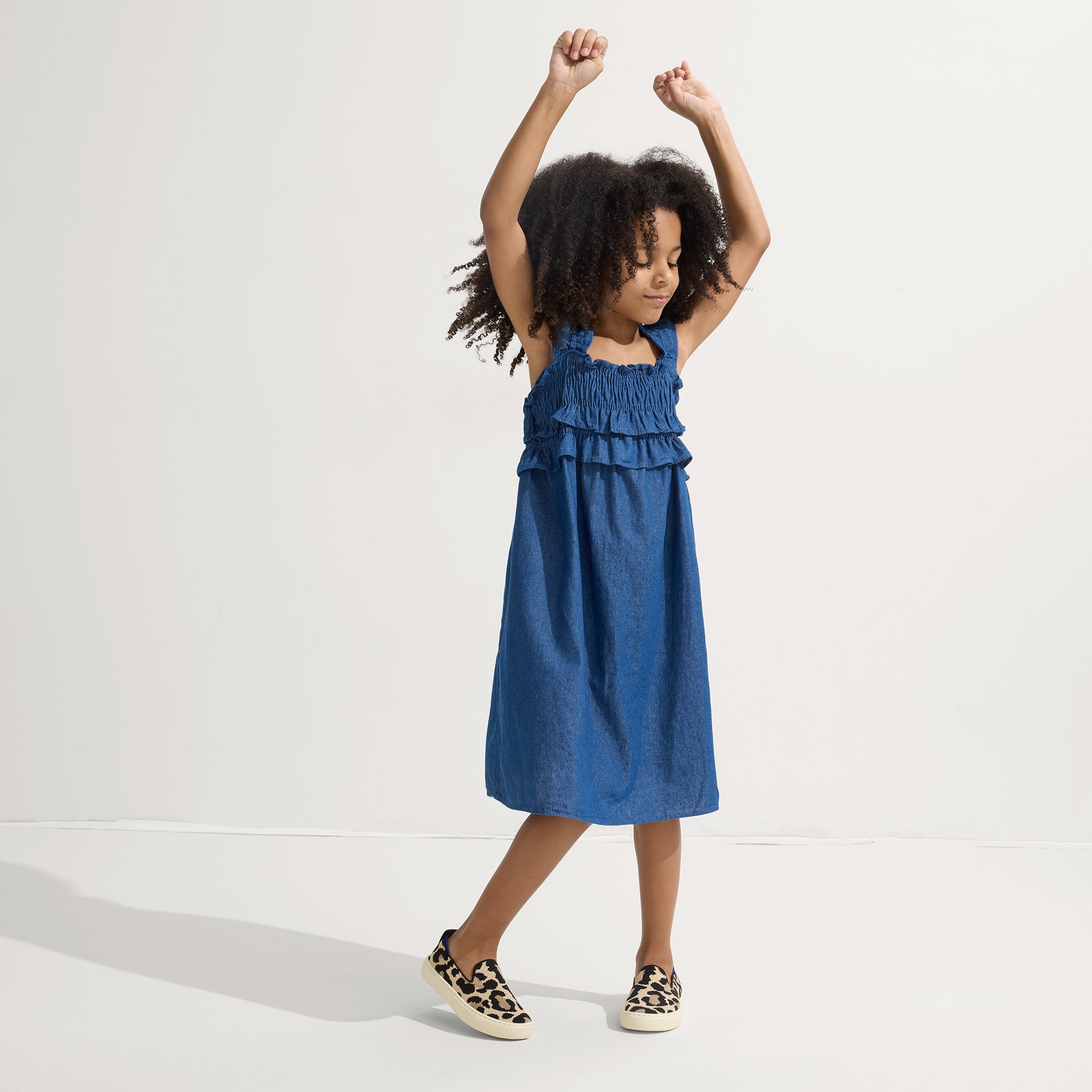 Rothy's The Kids Sneaker scarpe bimba Desert Cat leopardo