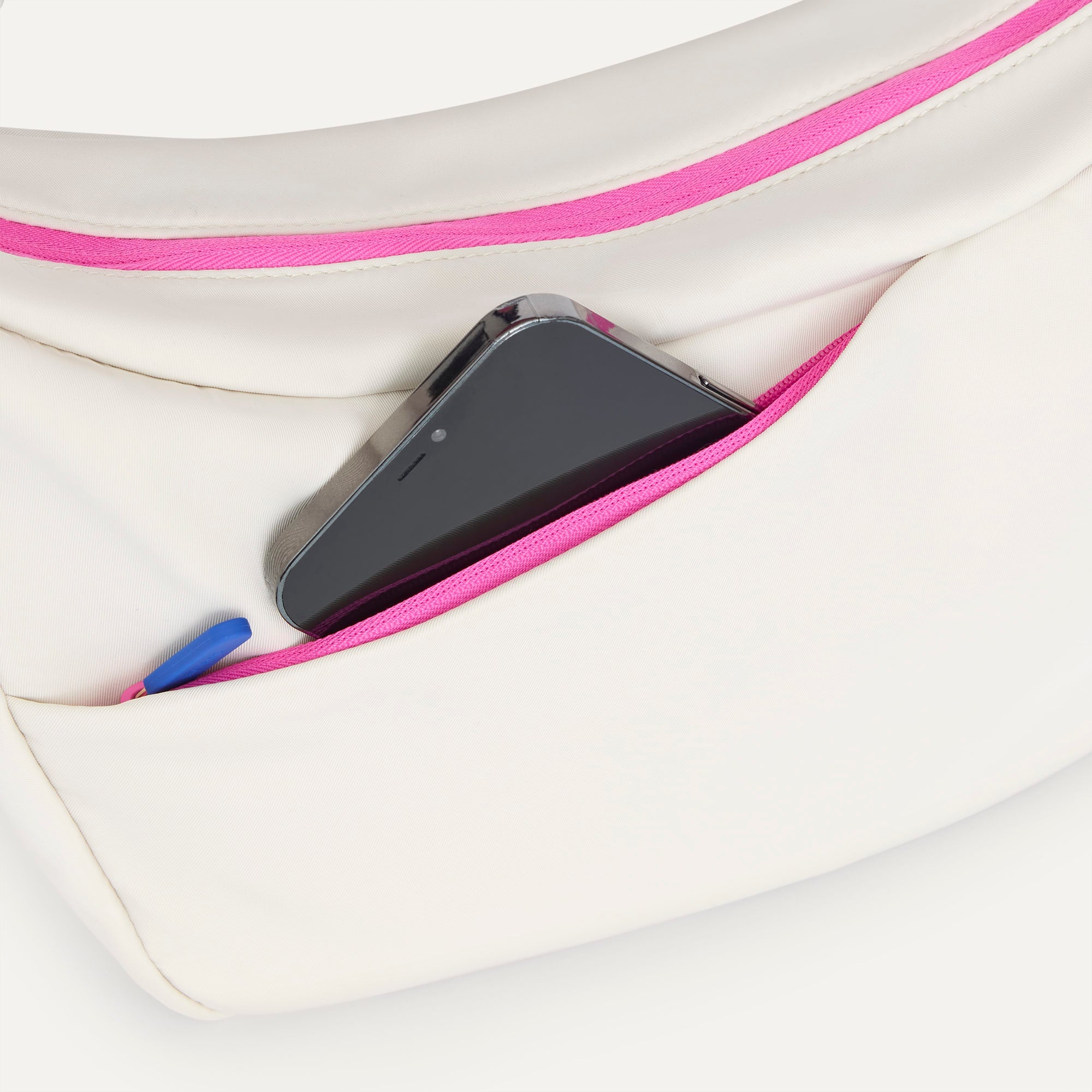 Rothy's The Travel Sling tracolla Optic avorio con zip
