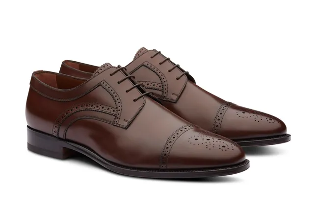 Nipmar Derby E21/1003 scarpe derby uomo marrone brogue