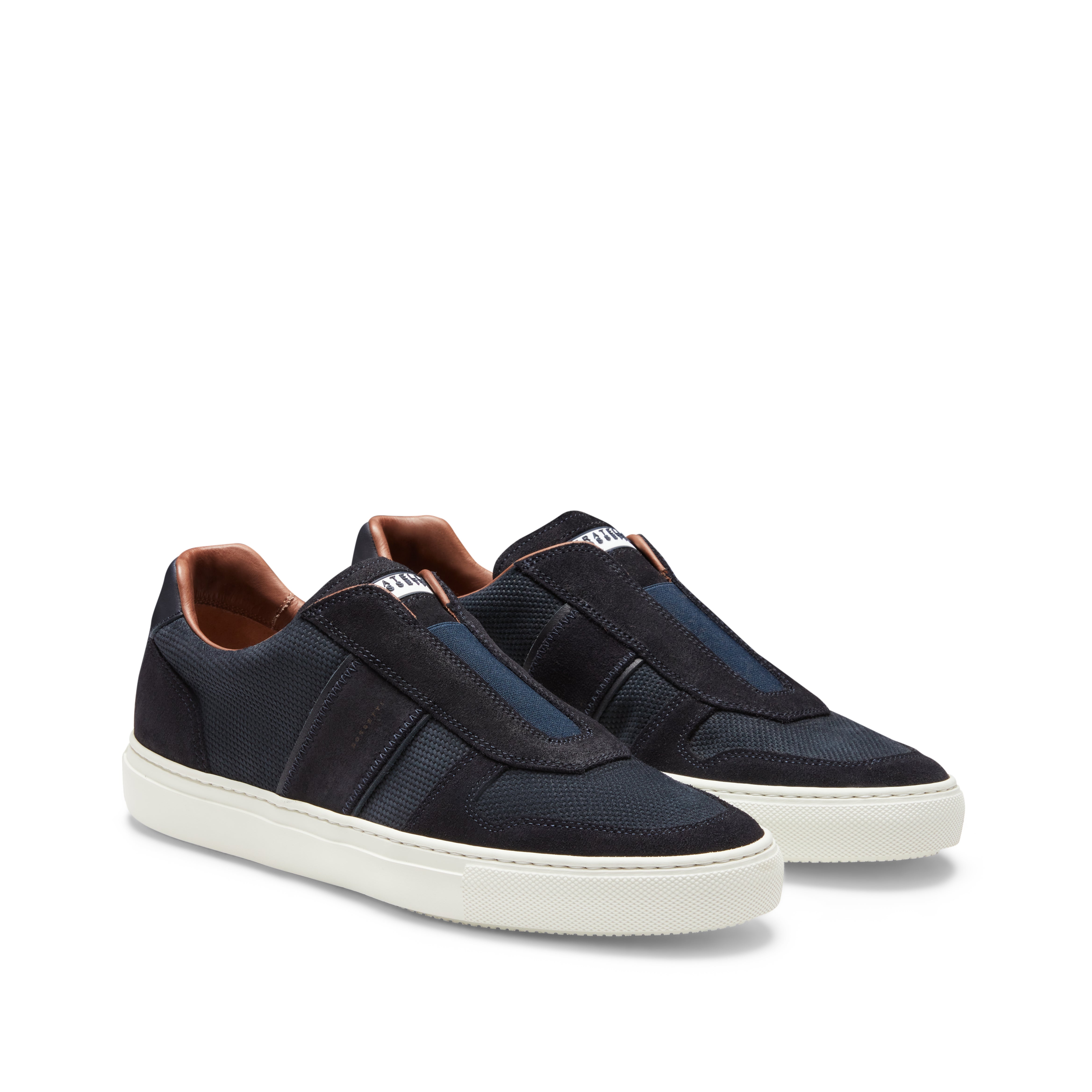 F.lli Rossetti 47402 Sneaker Uomo Marine Camoscio Intreccio
