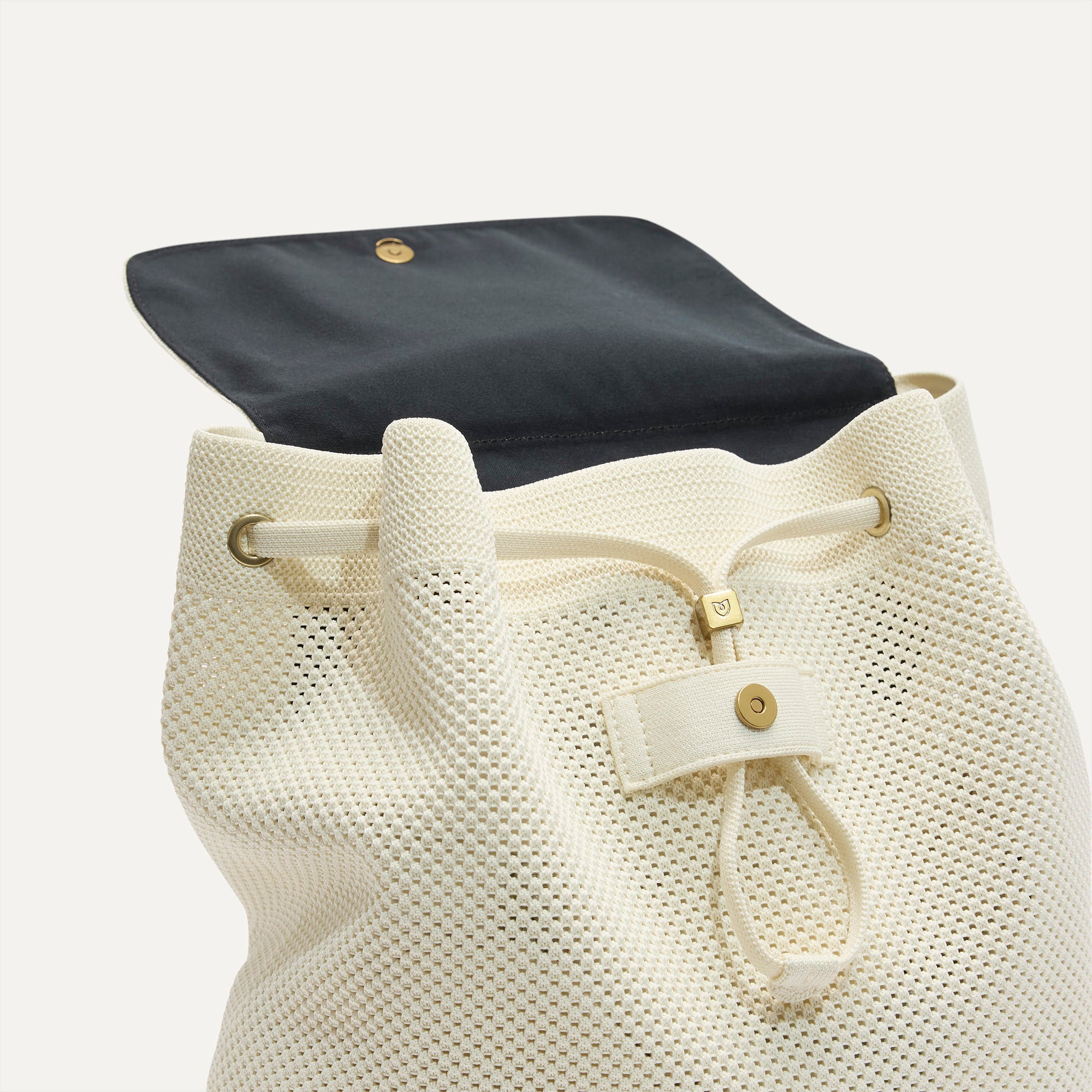 Rothy's The Cinch Backpack zaino Coconut Crochet avorio