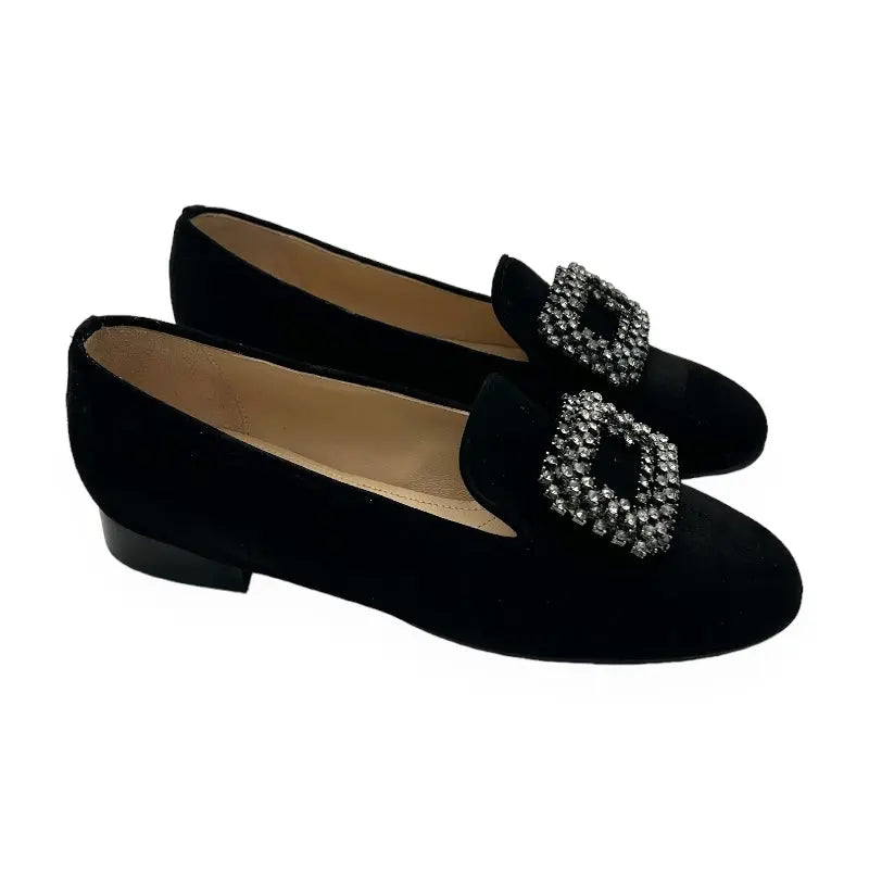 Sandro Barbera & Figli 4005 mocassini donna nero gioiello