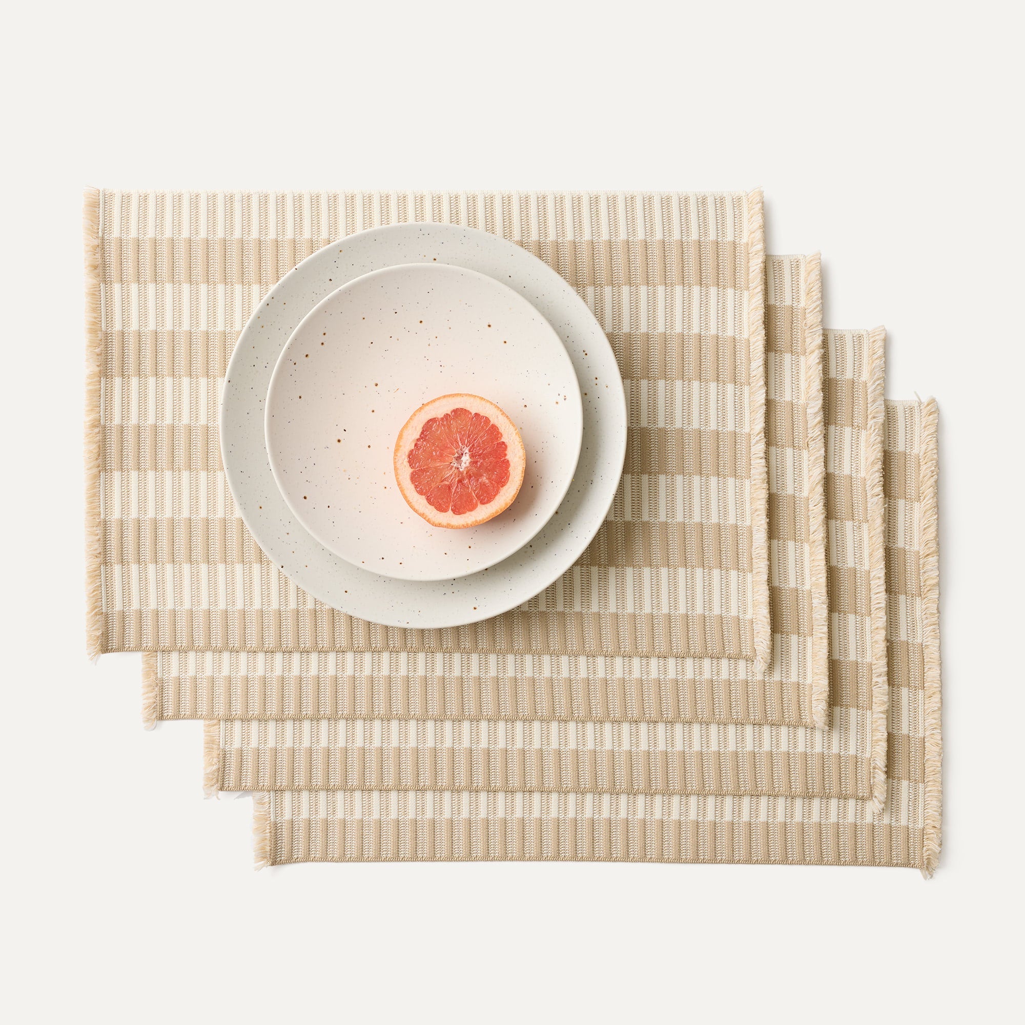 Rothy's The Placemat Tovagliette Set 4 Almond Lavabili