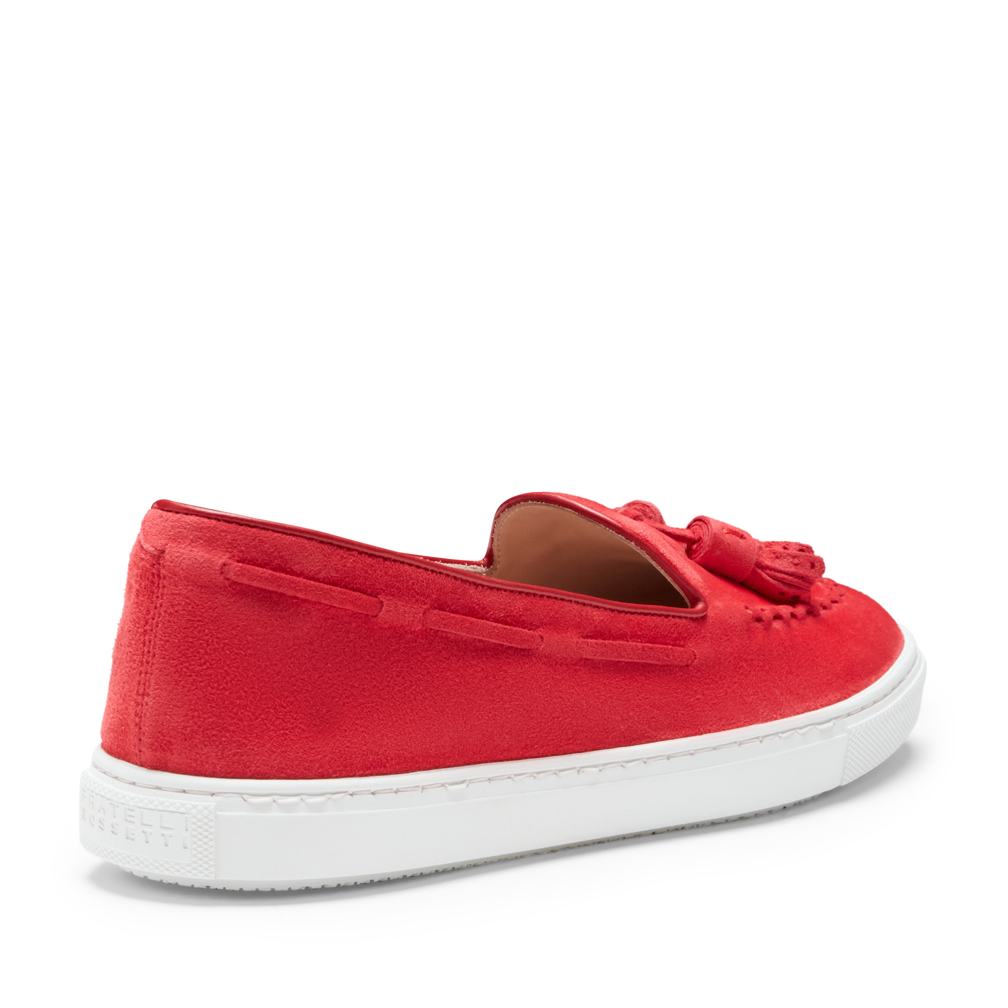 F.lli Rossetti Brera Sport 77078 mocassino donna rosso suede