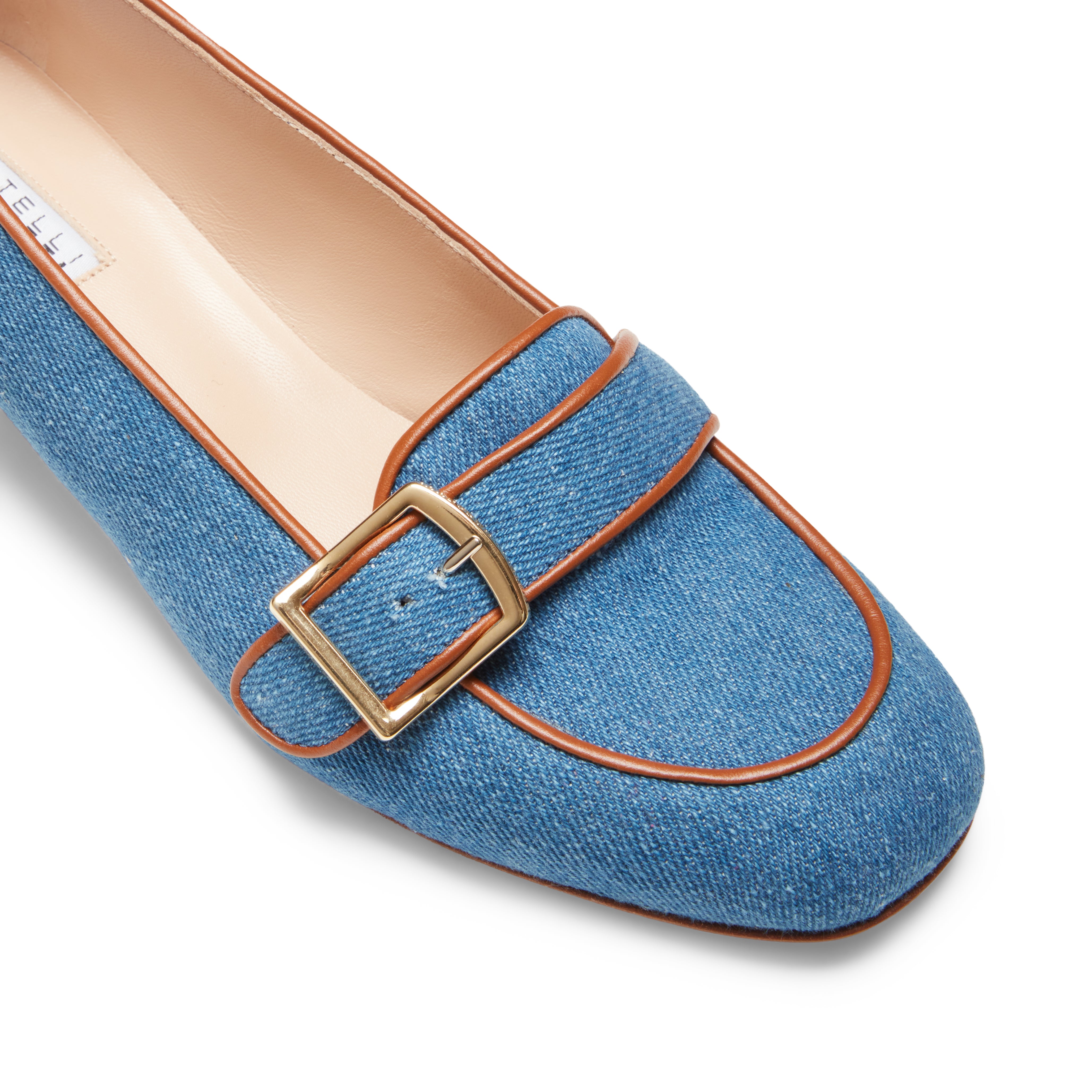 F.lli Rossetti 68222 Mocassino Denim Blucina Tacco 40