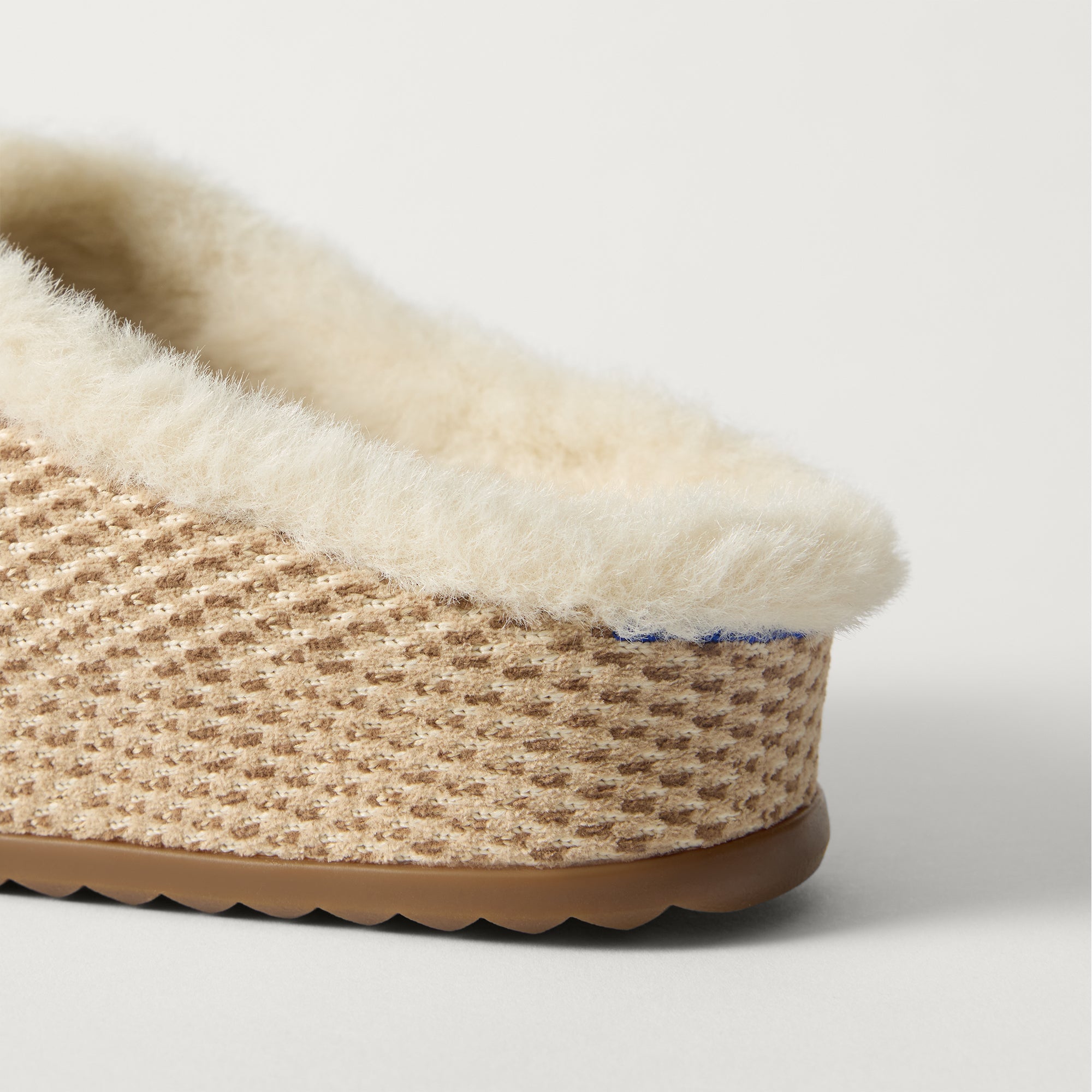Rothy's Clogs The Après Clog zoccoli Cream Herringbone foderati