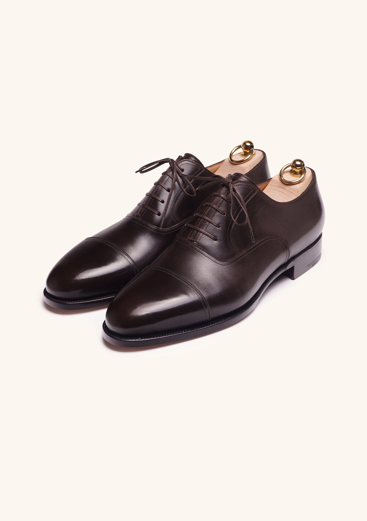 Stefano Bemer Oxfords C6430 scarpe marrone scuro pelle