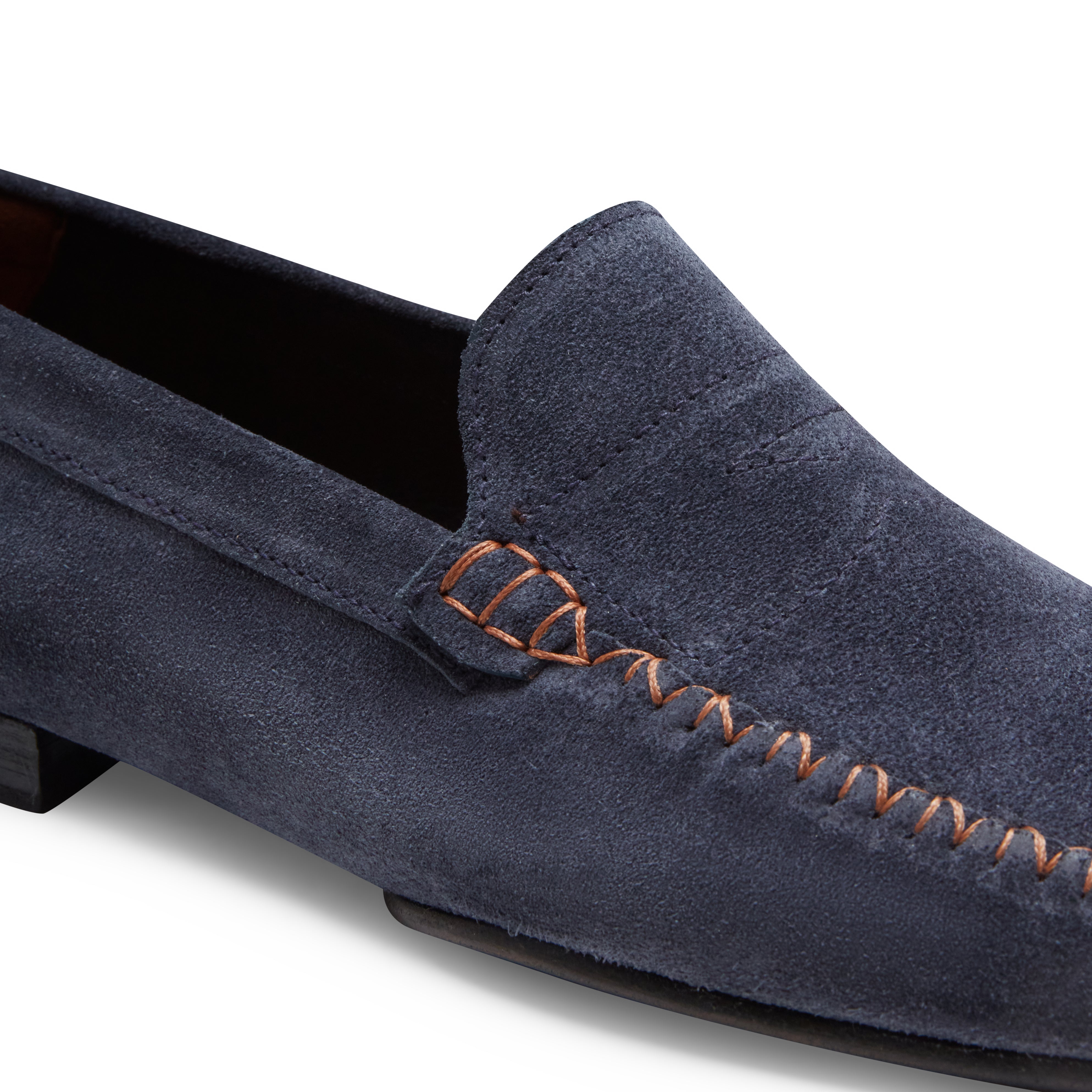 F.lli Rossetti 13360 mocassino uomo suede navy