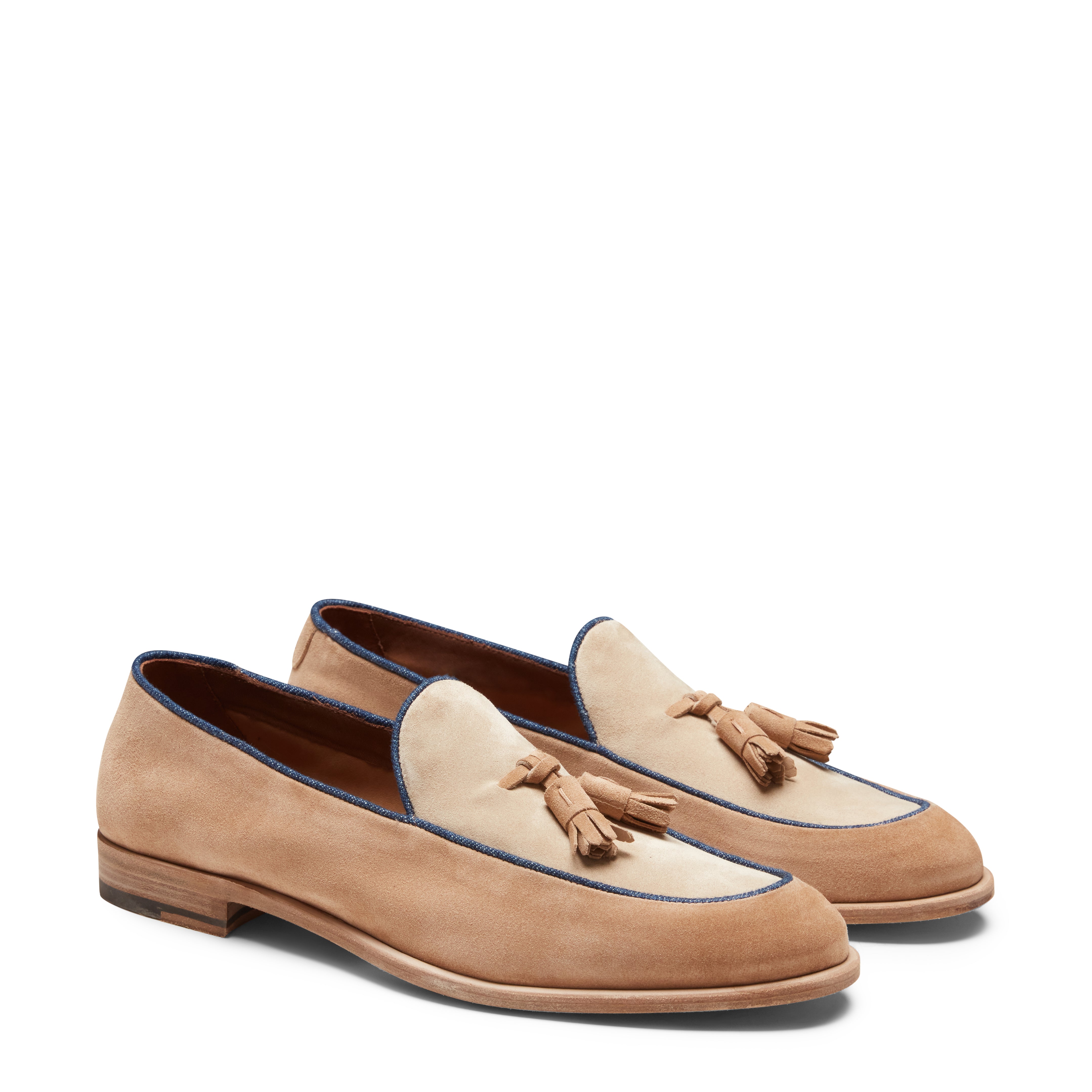 F.lli Rossetti Brera 15175 mocassino beige camoscio