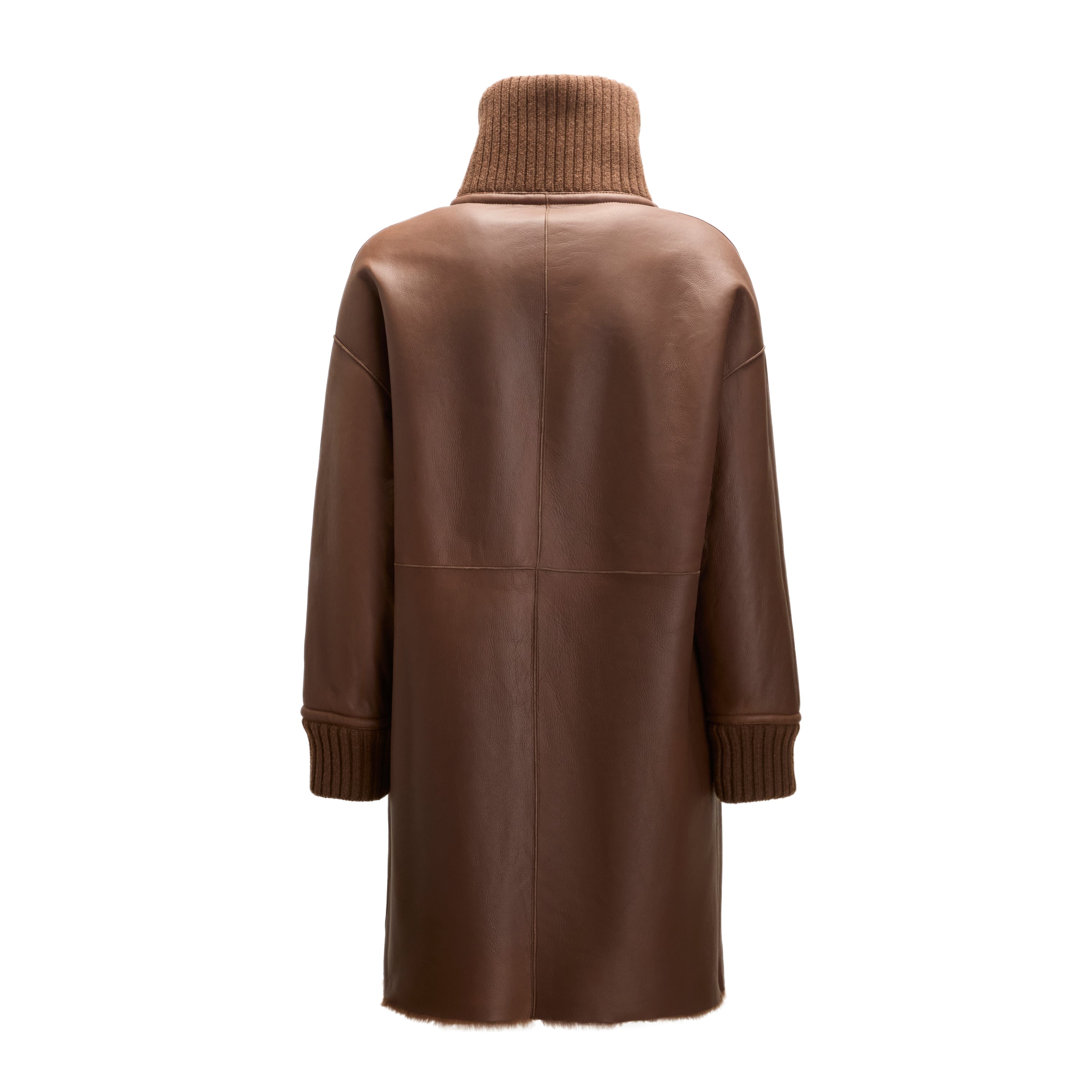 F.lli Rossetti 98417 Cappotto Shearling Reversibile Marrone