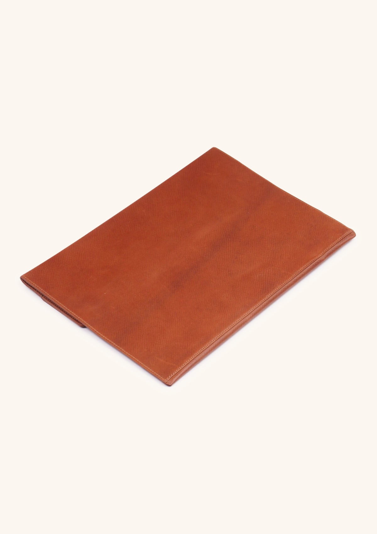 Stefano Bemer borsa pelle vitello marrone noce Folder 38 cm