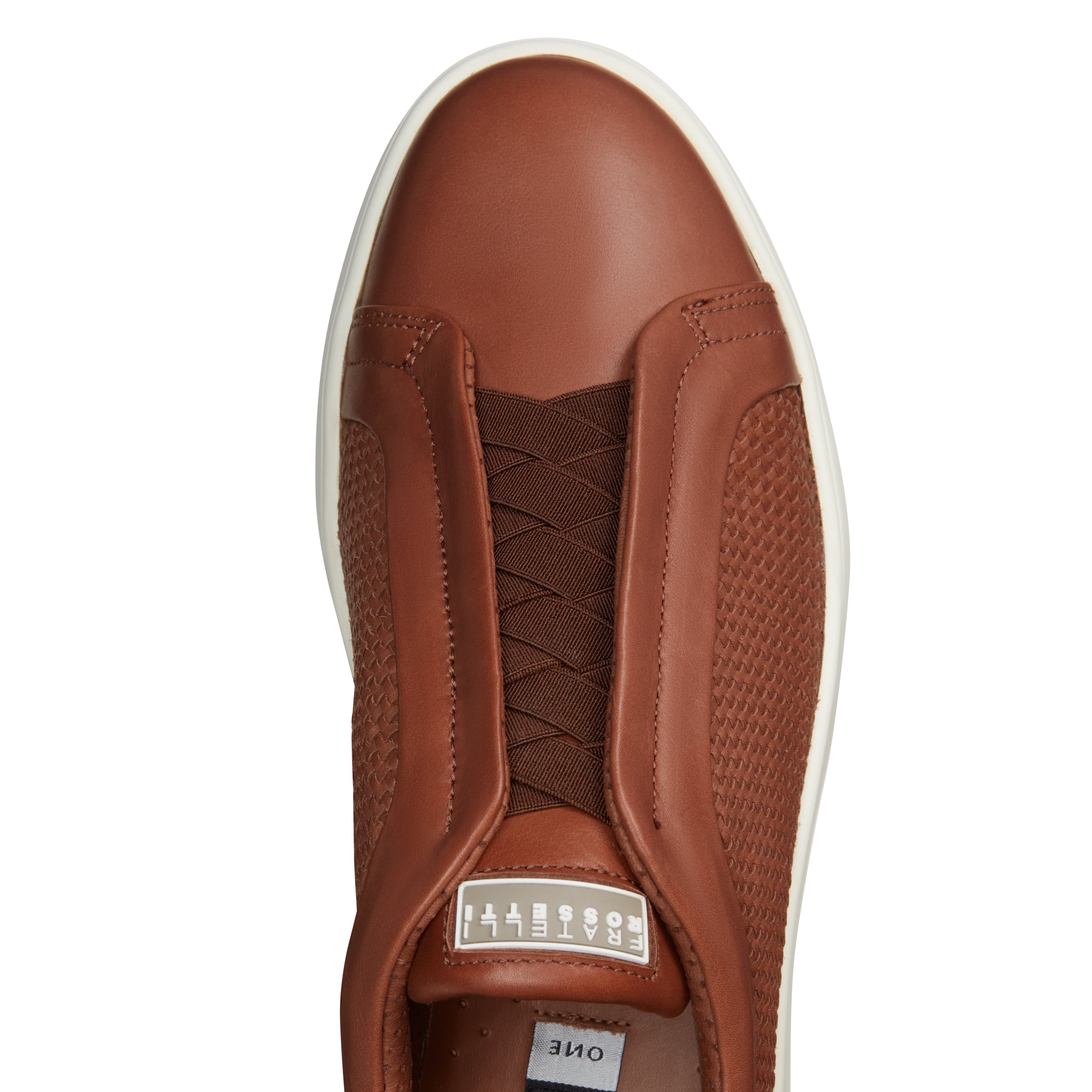 F.lli Rossetti sneaker uomo pelle mandorla slipper
