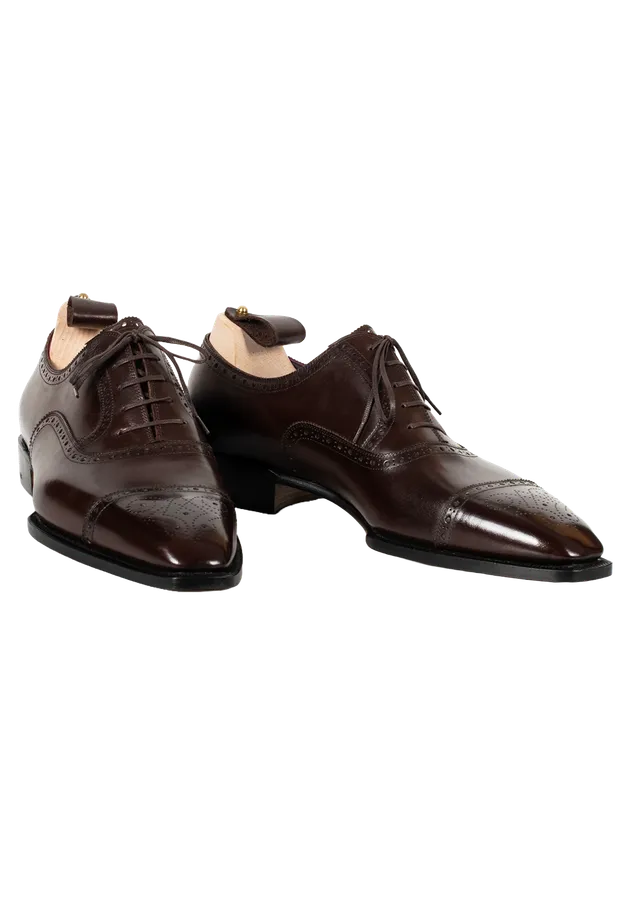 Stefano Bemer T6373 Oxford Pelle Marrone Brogue