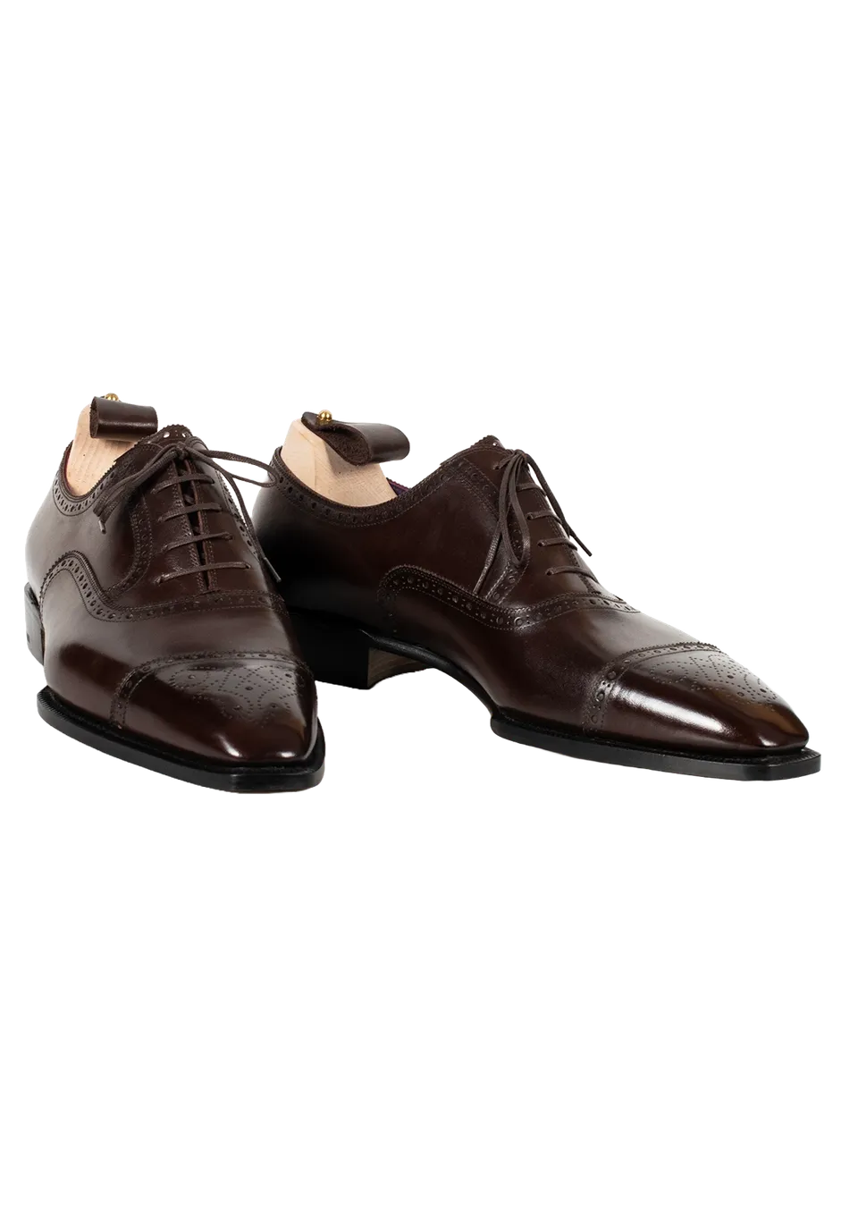 Stefano Bemer T6373 Oxford Pelle Marrone Brogue