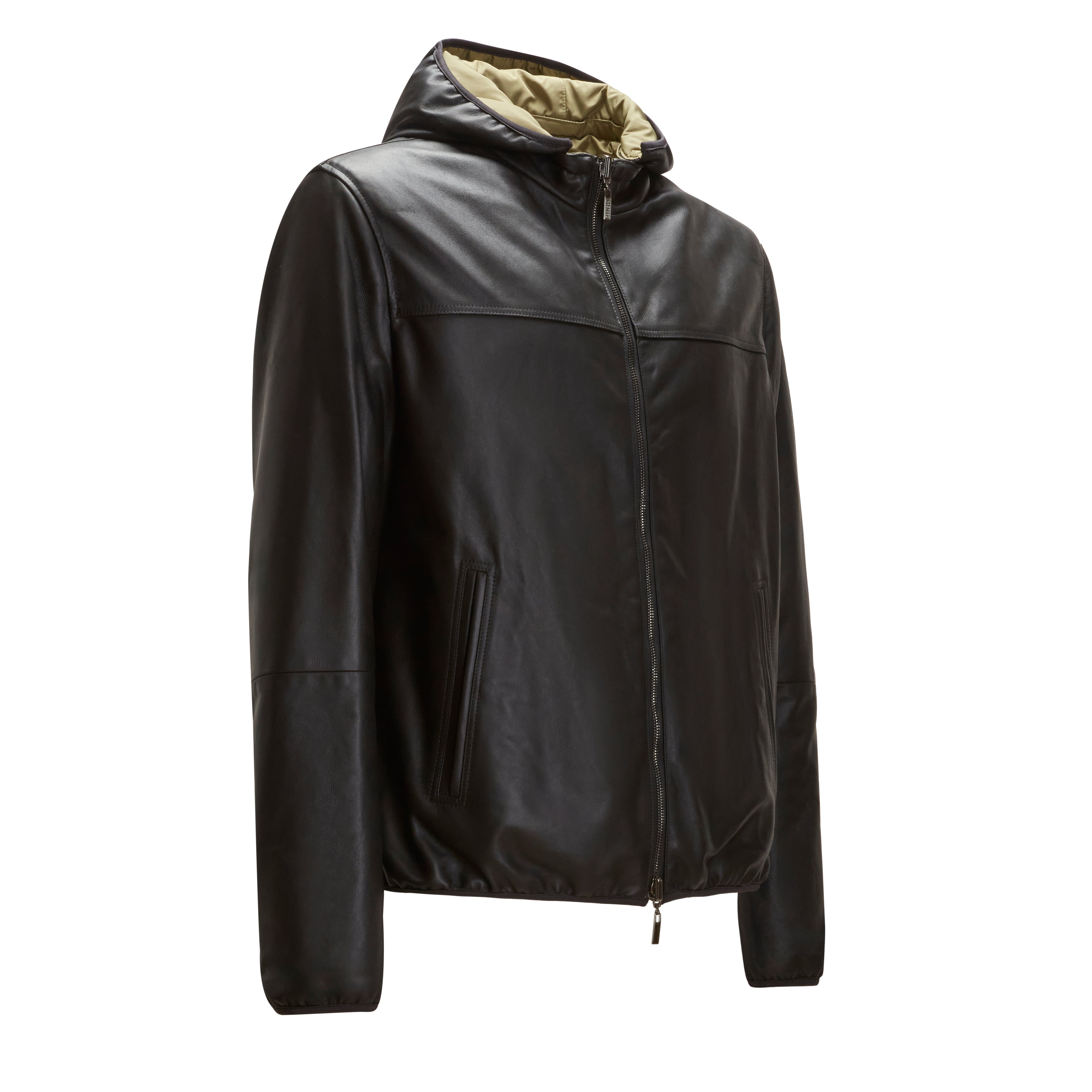 F.lli Rossetti Giubbino 99807 pelle nero reversibile uomo