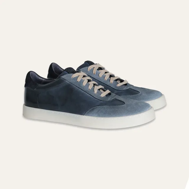 Dellovo Decameron sneakers uomo amarone pelle
