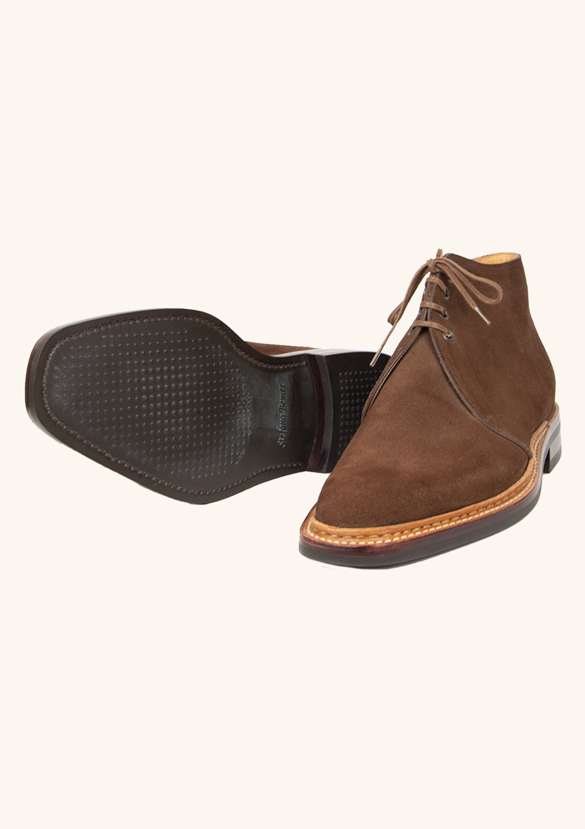 Stefano Bemer Boots chukka scamosciato marrone