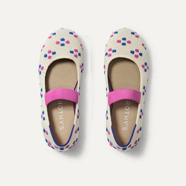 Rothy's The Kids Mary Jane scarpe bambina Bubblegum Pop rosa