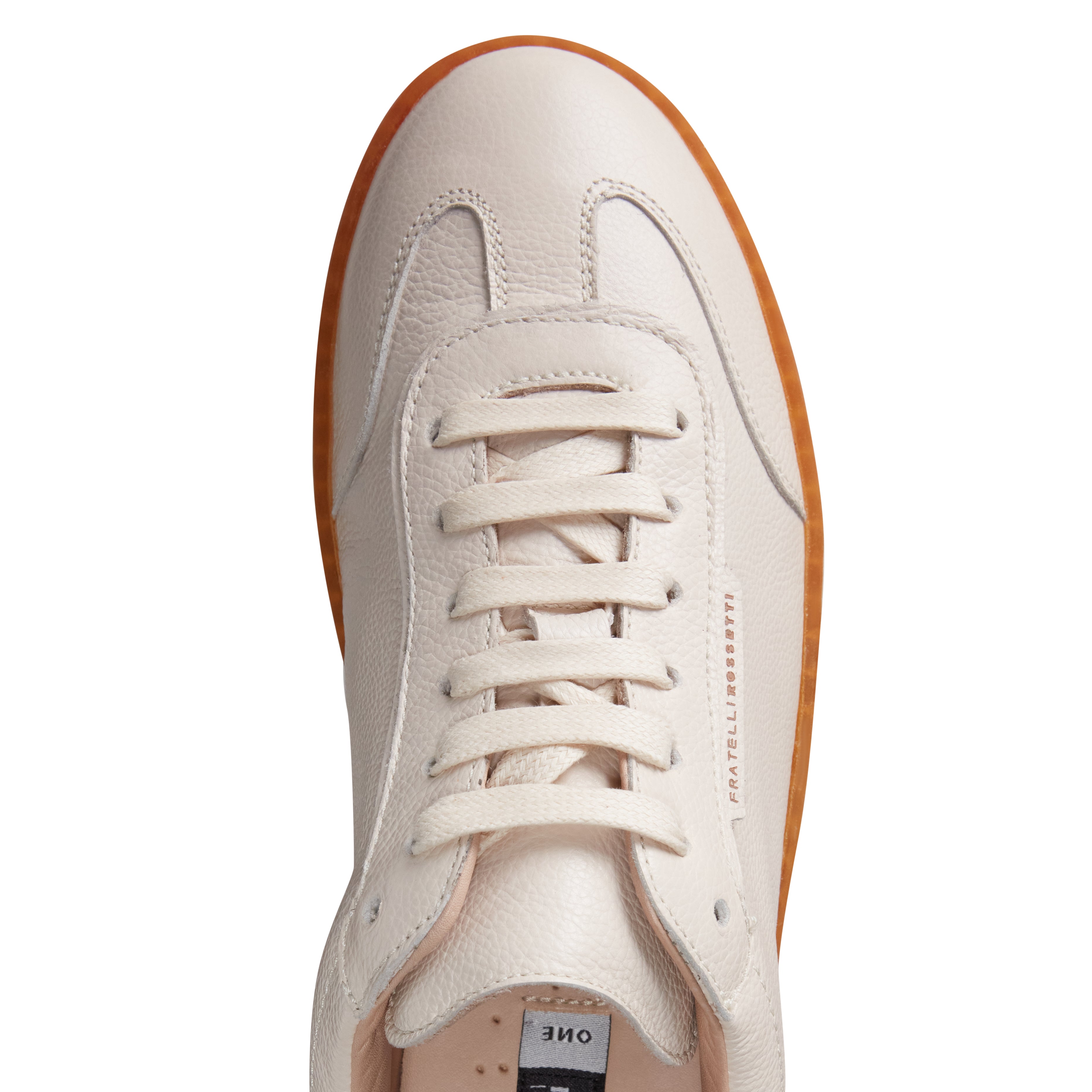 F.lli Rossetti One 76860 Sneaker Pelle Donna Latte Vintage