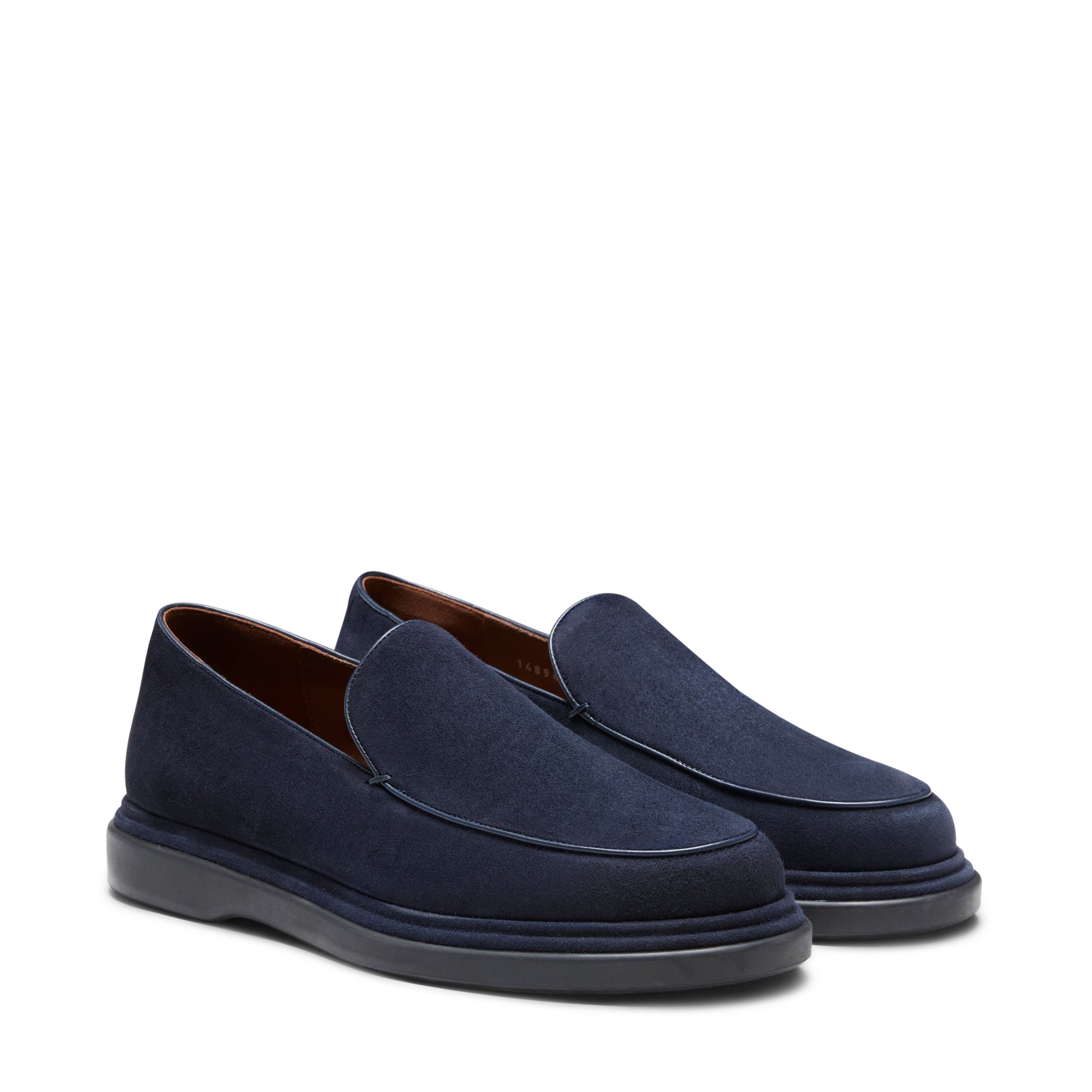 F.lli Rossetti 14894 mocassino uomo marine suede