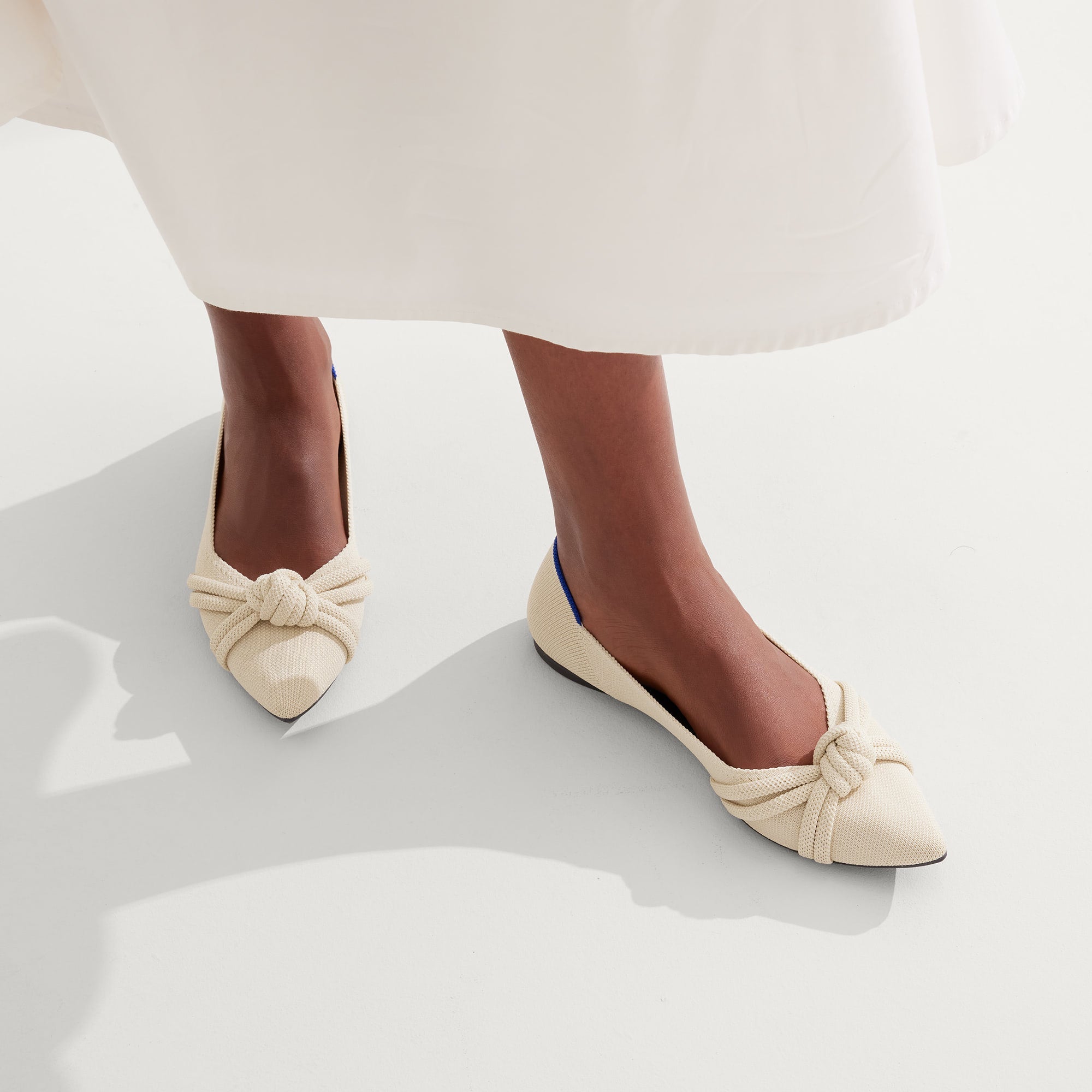 Rothy's The Knot Point II ballerine Conch