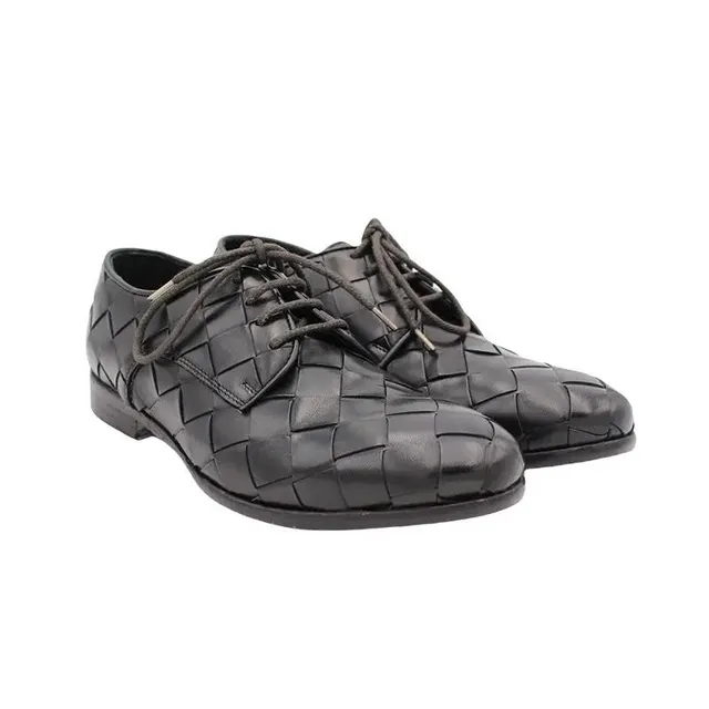 Sandro Barbera 477/7 stringate uomo derby pelle nero