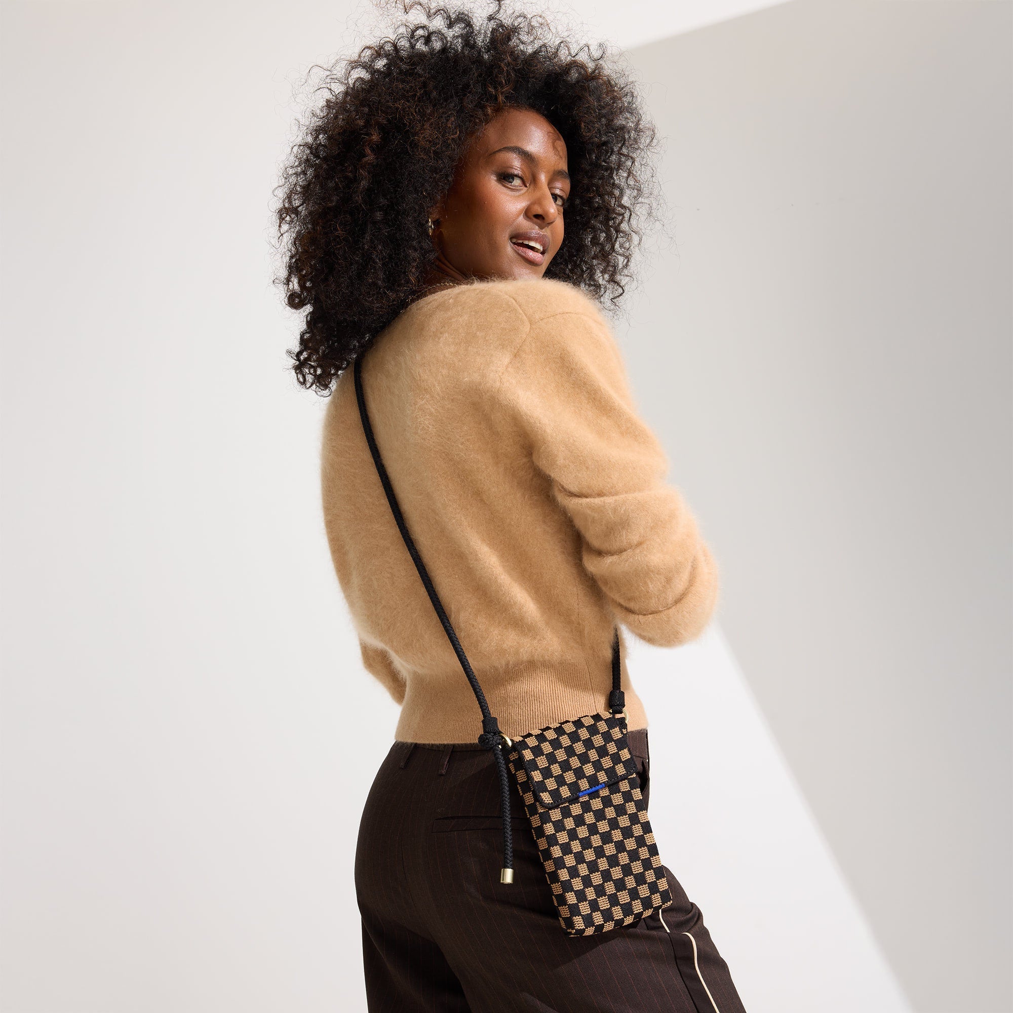 Rothy's The Phone Crossbody borsa a tracolla Midnight Song nera