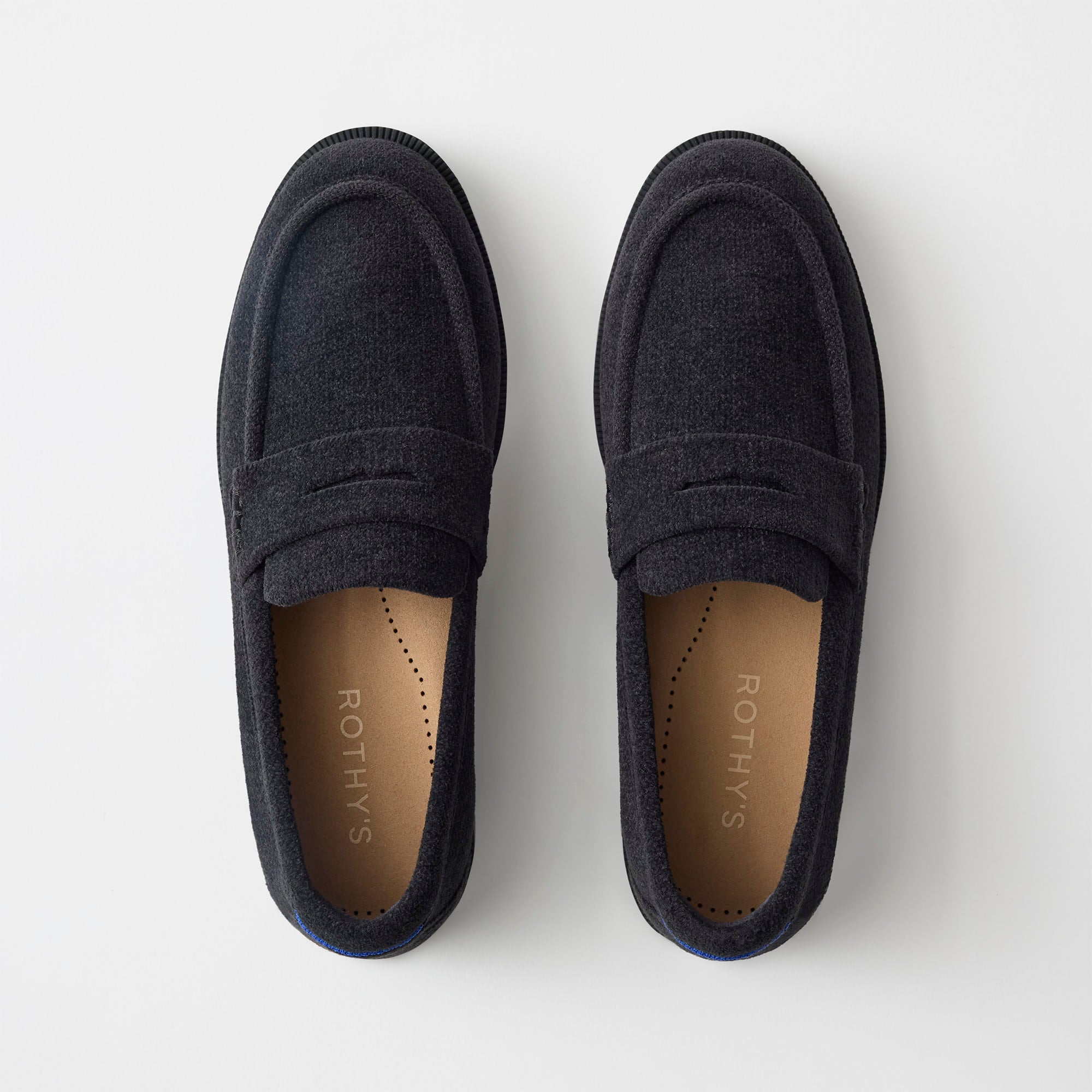Rothy's The Penny Loafer mocassini donna ReVelvet Black nero