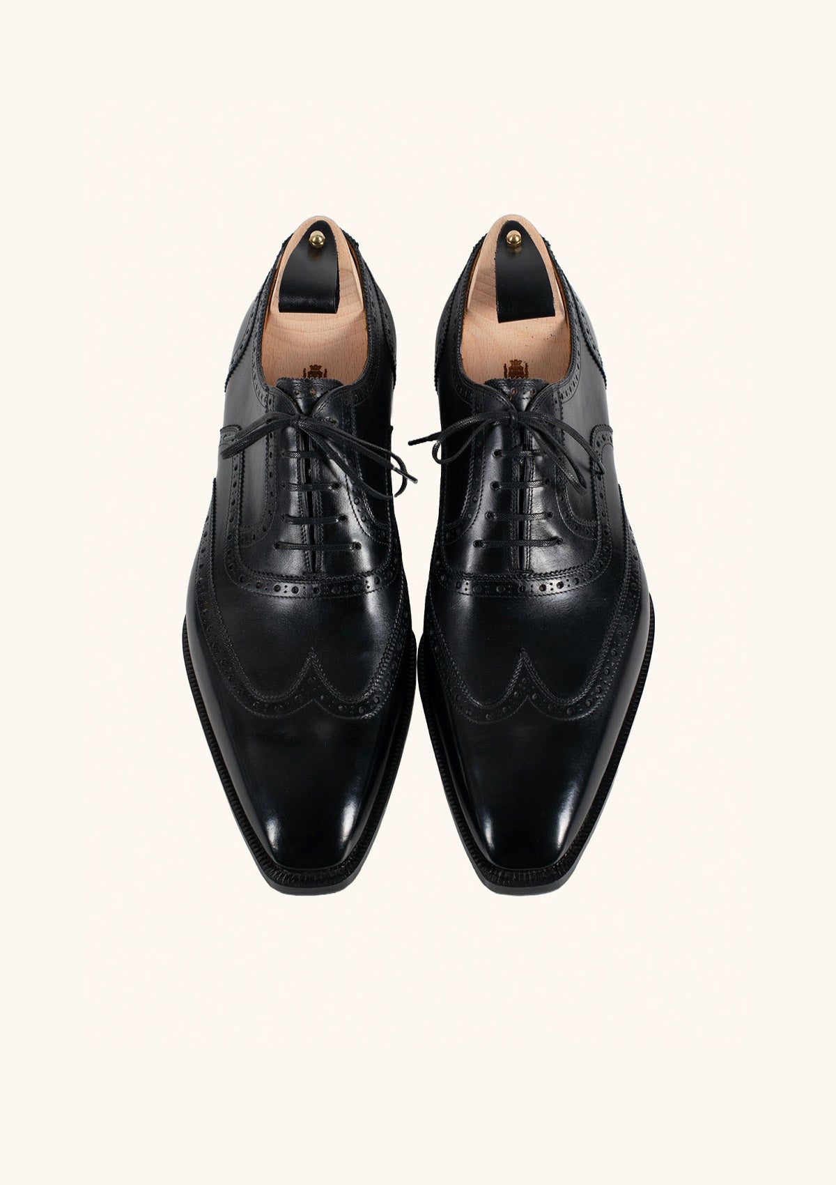 Stefano Bemer Oxfords T6405 scarpe oxford nere pelle vitello