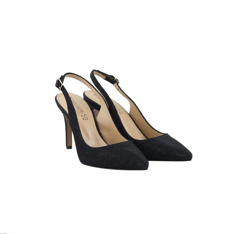 Sandro Barbera Matrimonio Chanel Sirio sandali bianchi tacco 90