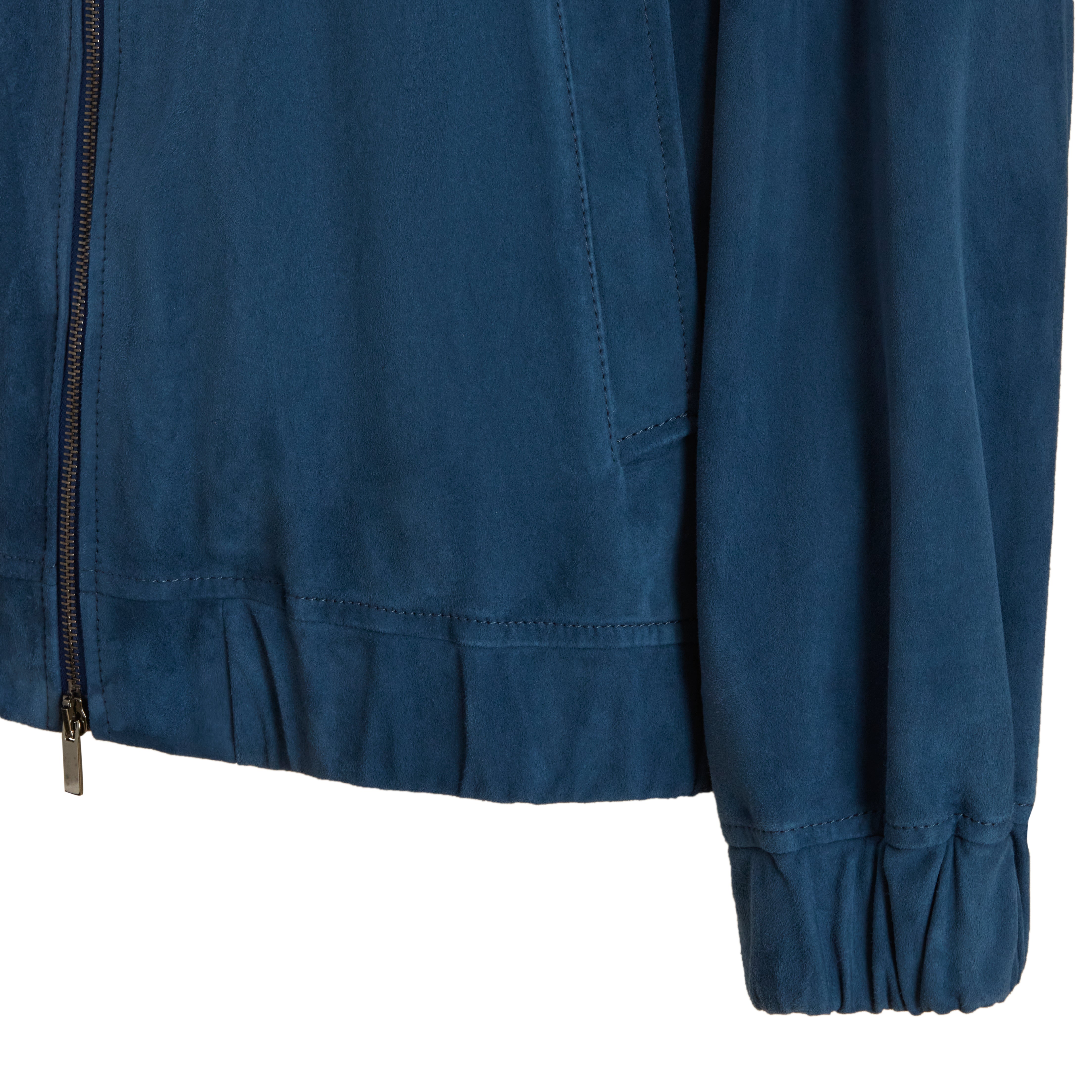 F.lli Rossetti 98405 giubbino donna Blue China in suede
