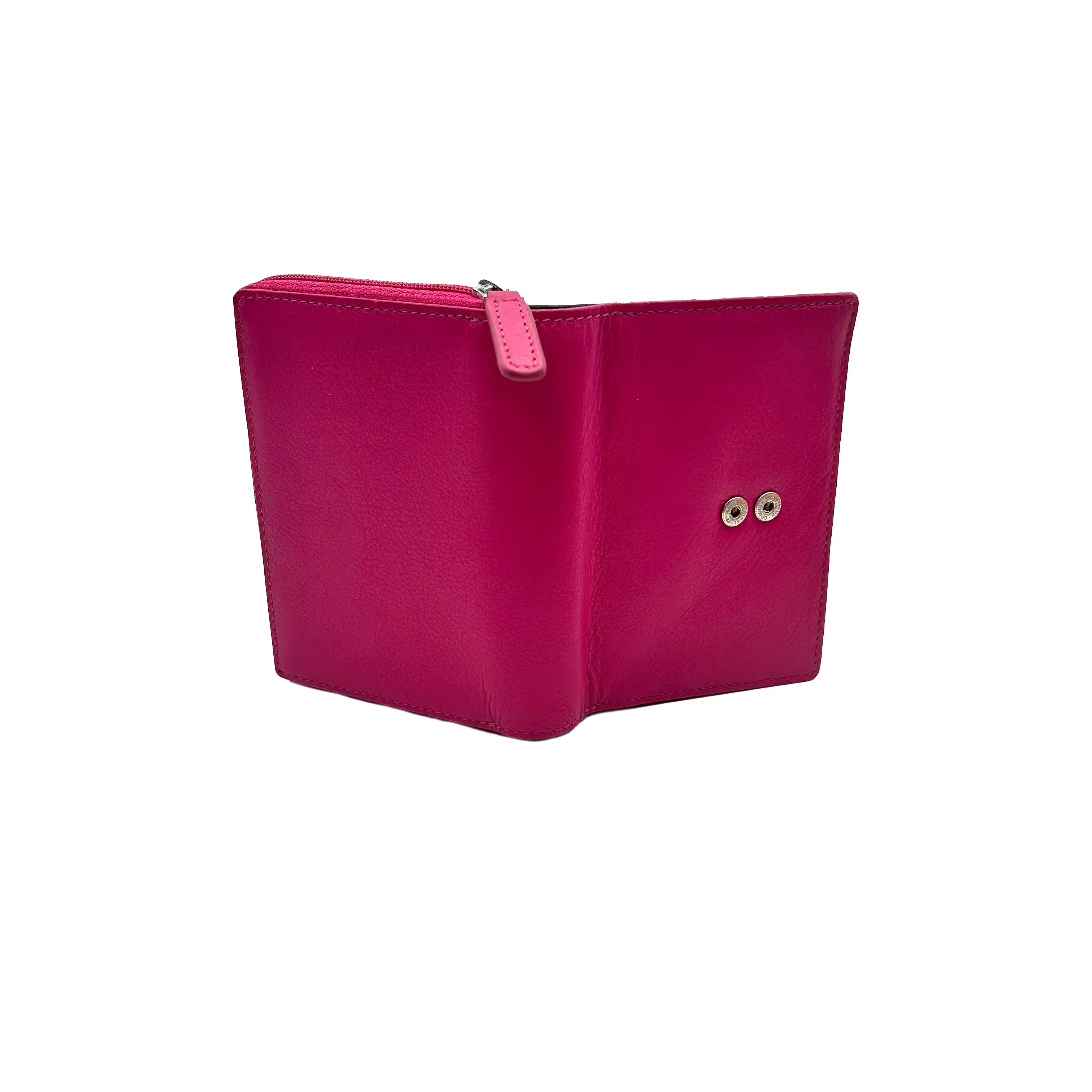 Sandro Barbera & Figli 8840 portafoglio donna pelle fucsia