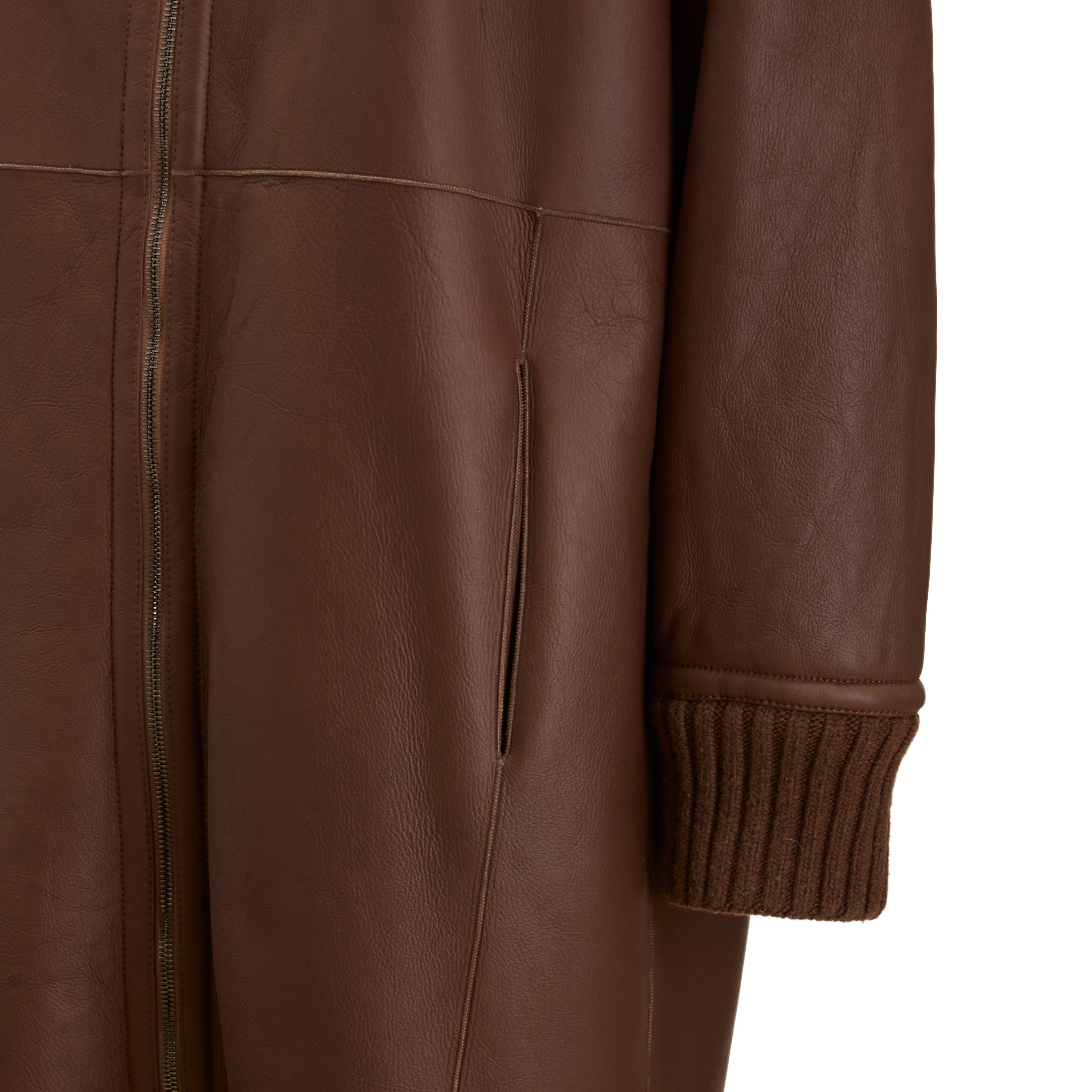 F.lli Rossetti 98417 Cappotto Shearling Reversibile Marrone