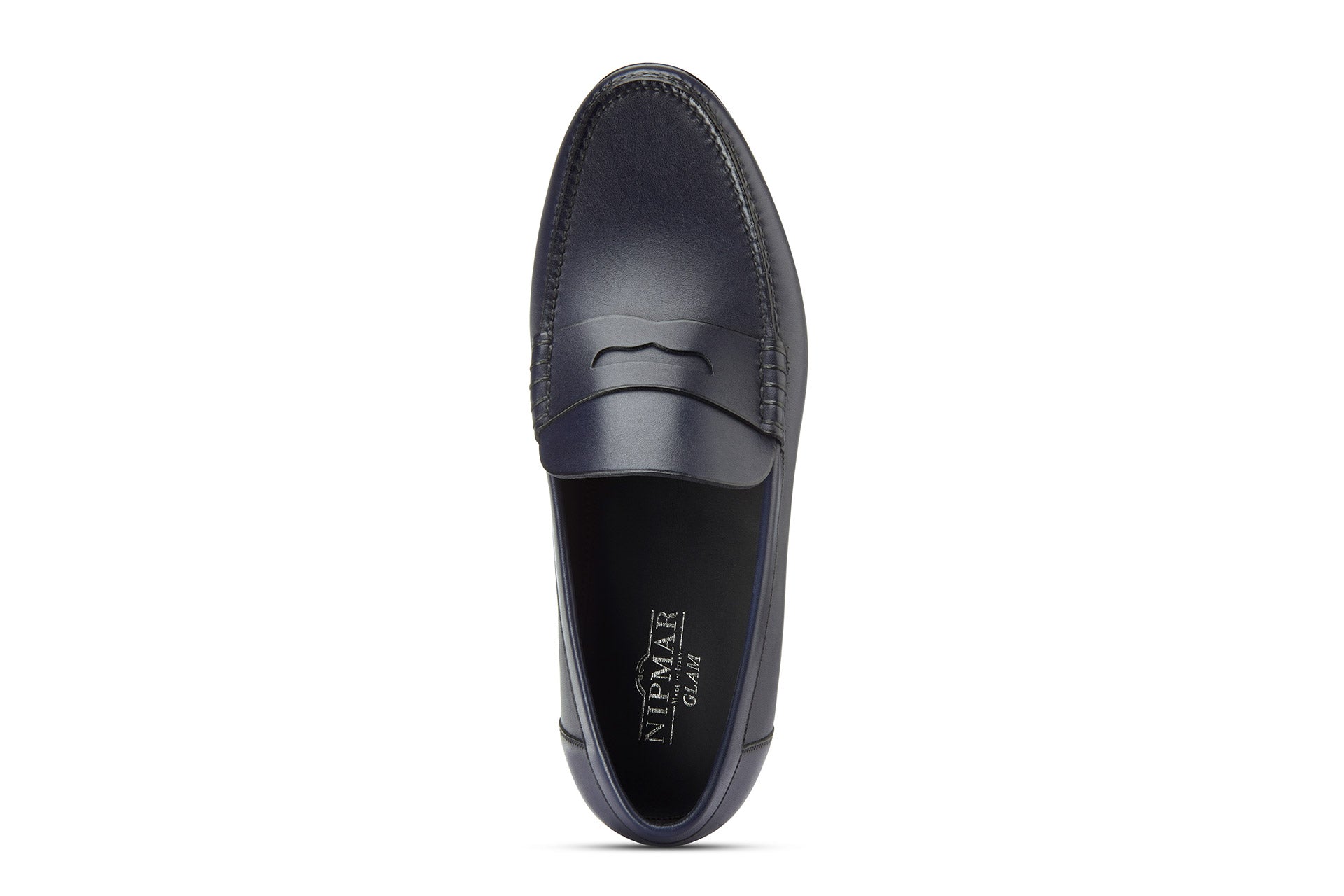 Nipmar Mocassini E21/1007 mocassino uomo blu pelle