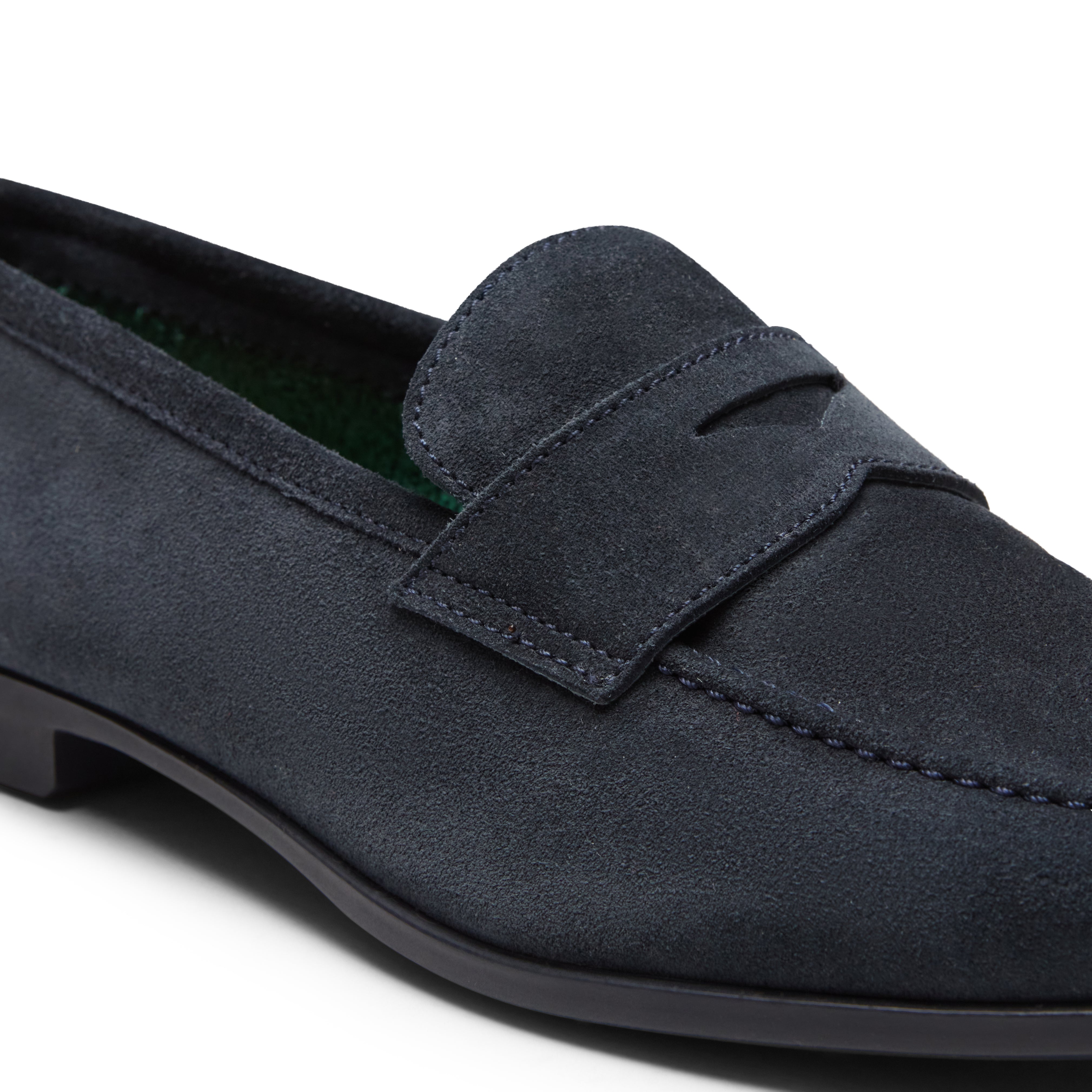 F.lli Rossetti Mocassino Yacht 51930 suede blu uomo