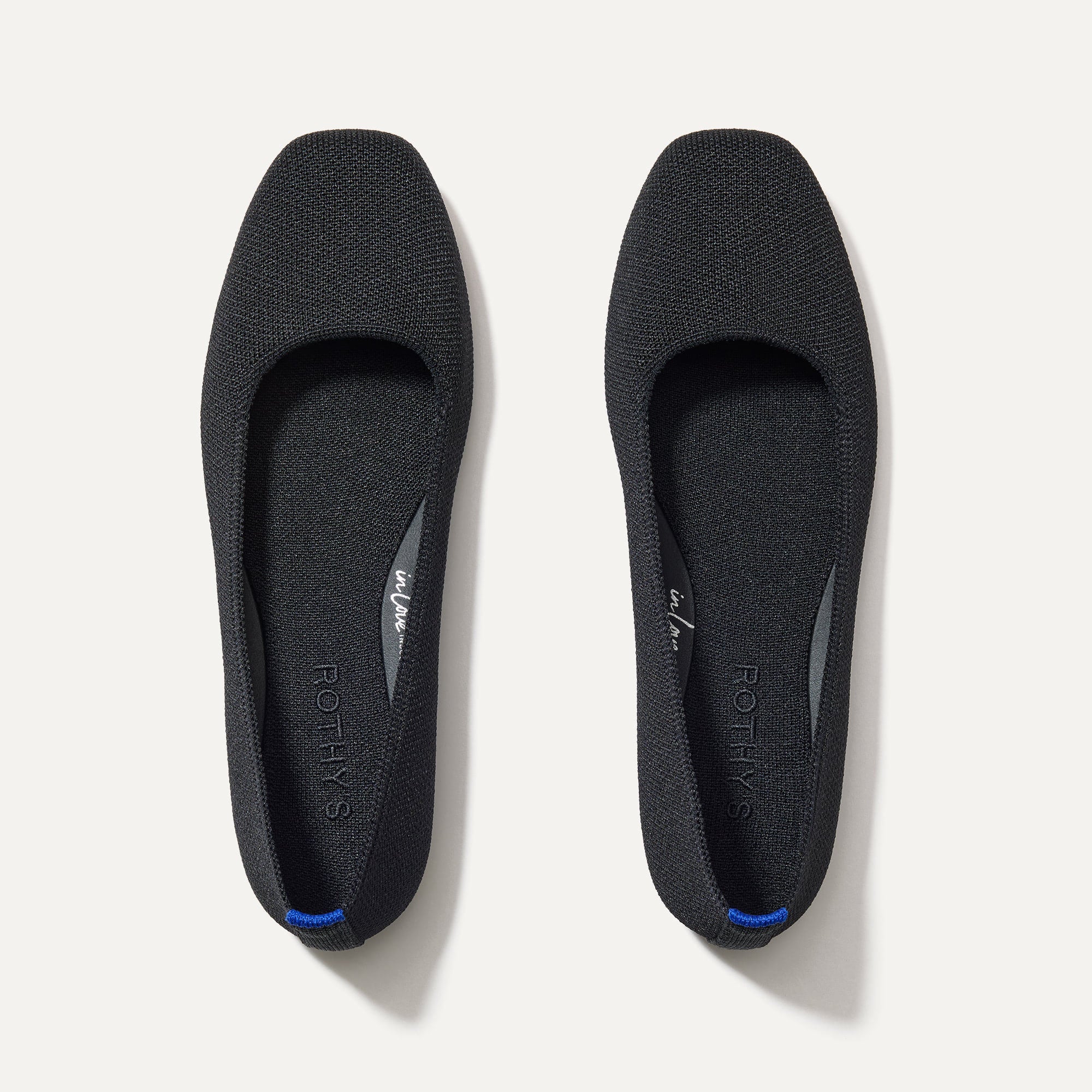 Rothy's Flats The Max Square ballerine Conch punta quadrata